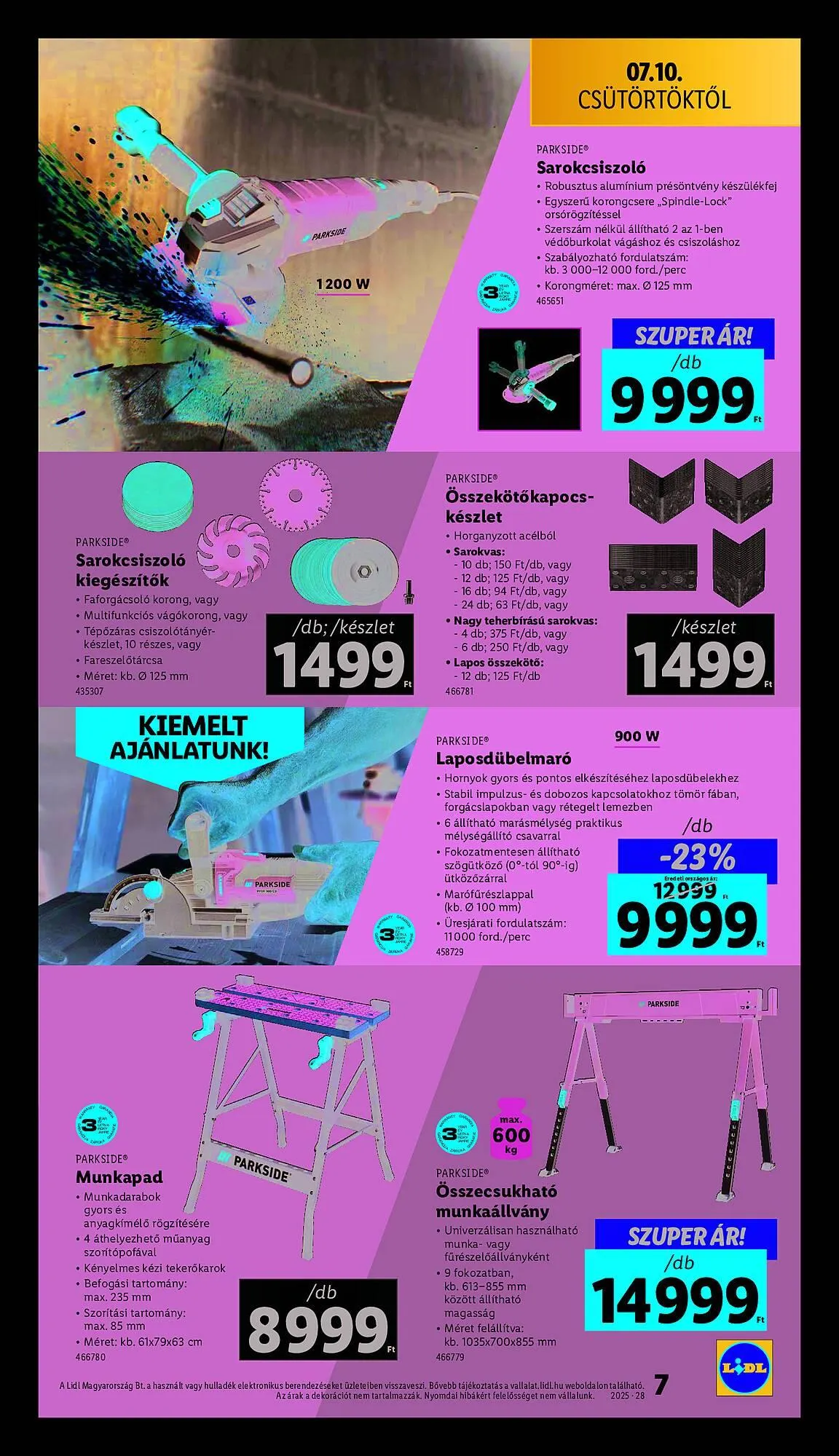 Katalógus Lidl akciós újság július 10.-tól július 16.-ig 2025. - Oldal 7