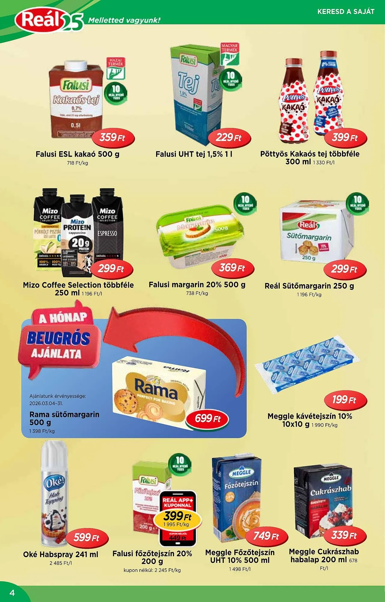 Katalógus Real akciós újság március 4.-tól március 15.-ig 2026. - Oldal 4