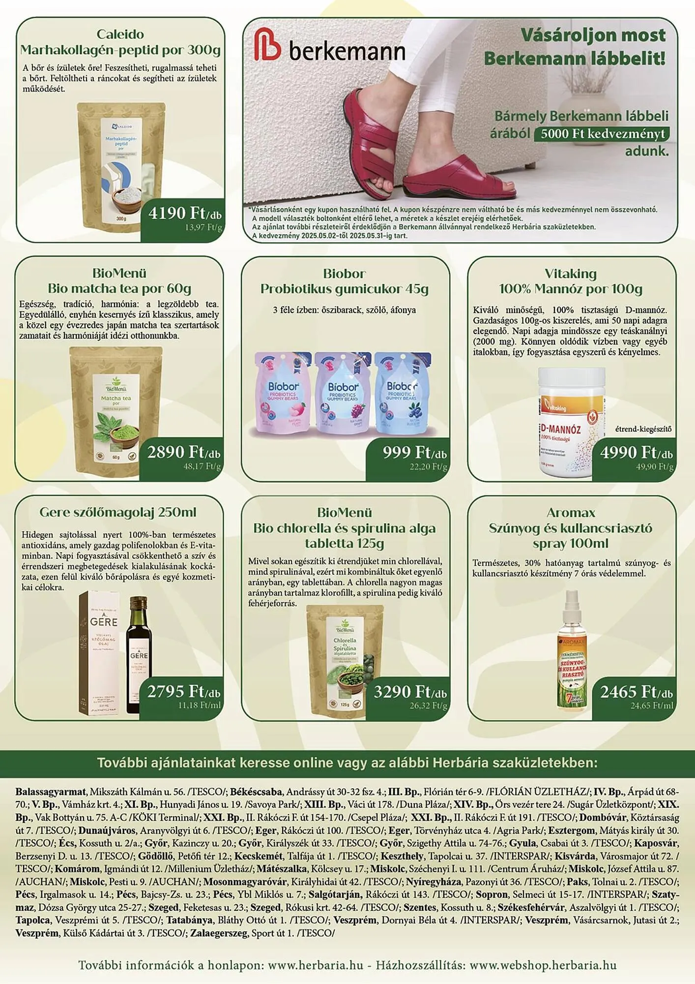 Katalógus Herbária akciós újság május 8.-tól május 22.-ig 2025. - Oldal 3