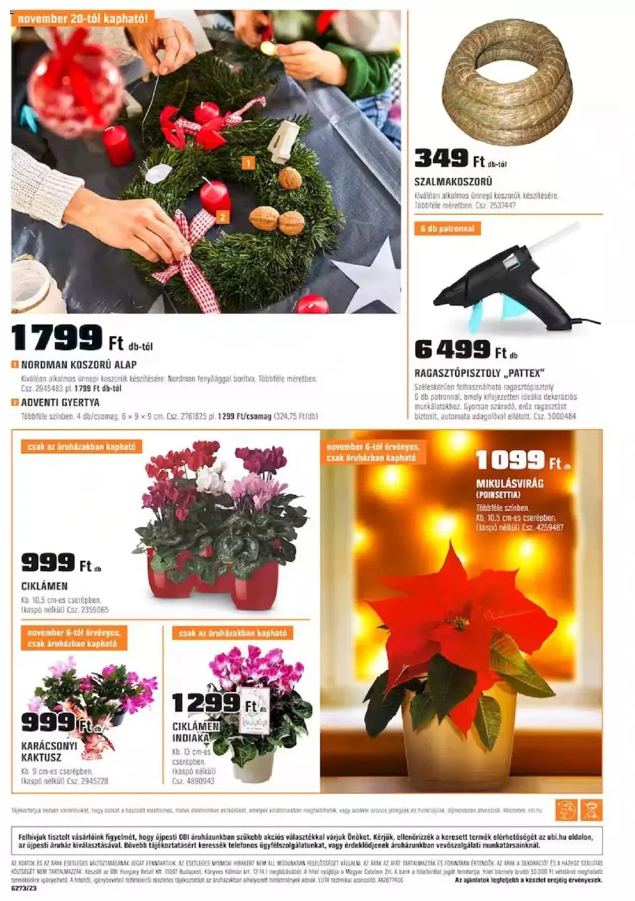 Katalógus OBI - Legyen ünnepibb! november 2.-tól november 30.-ig 2023. - Oldal 4