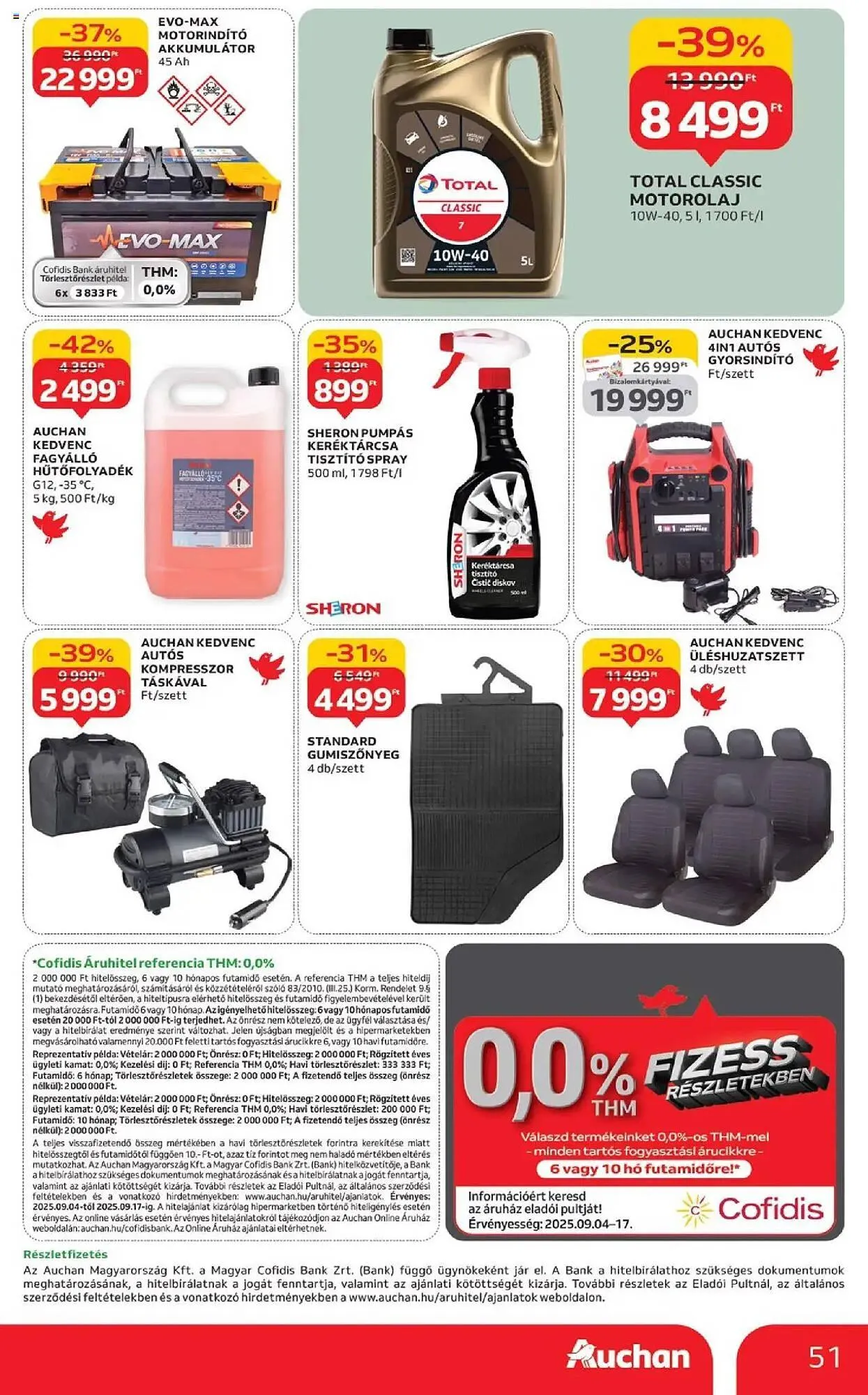 Katalógus Auchan akciós újság szeptember 4.-tól szeptember 10.-ig 2025. - Oldal 51
