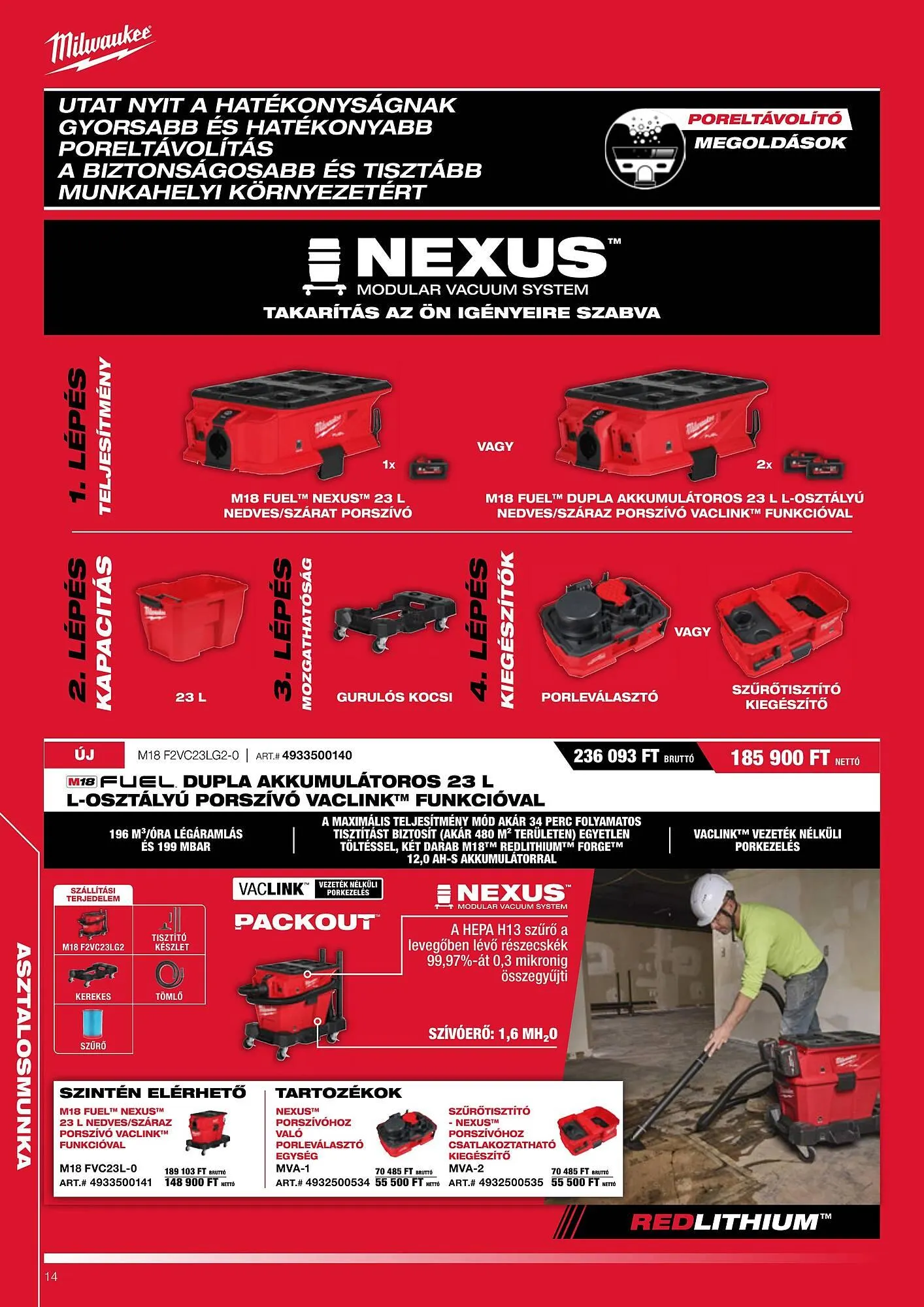 Katalógus Milwaukee akciós újság augusztus 1.-tól január 31.-ig 2026. - Oldal 14