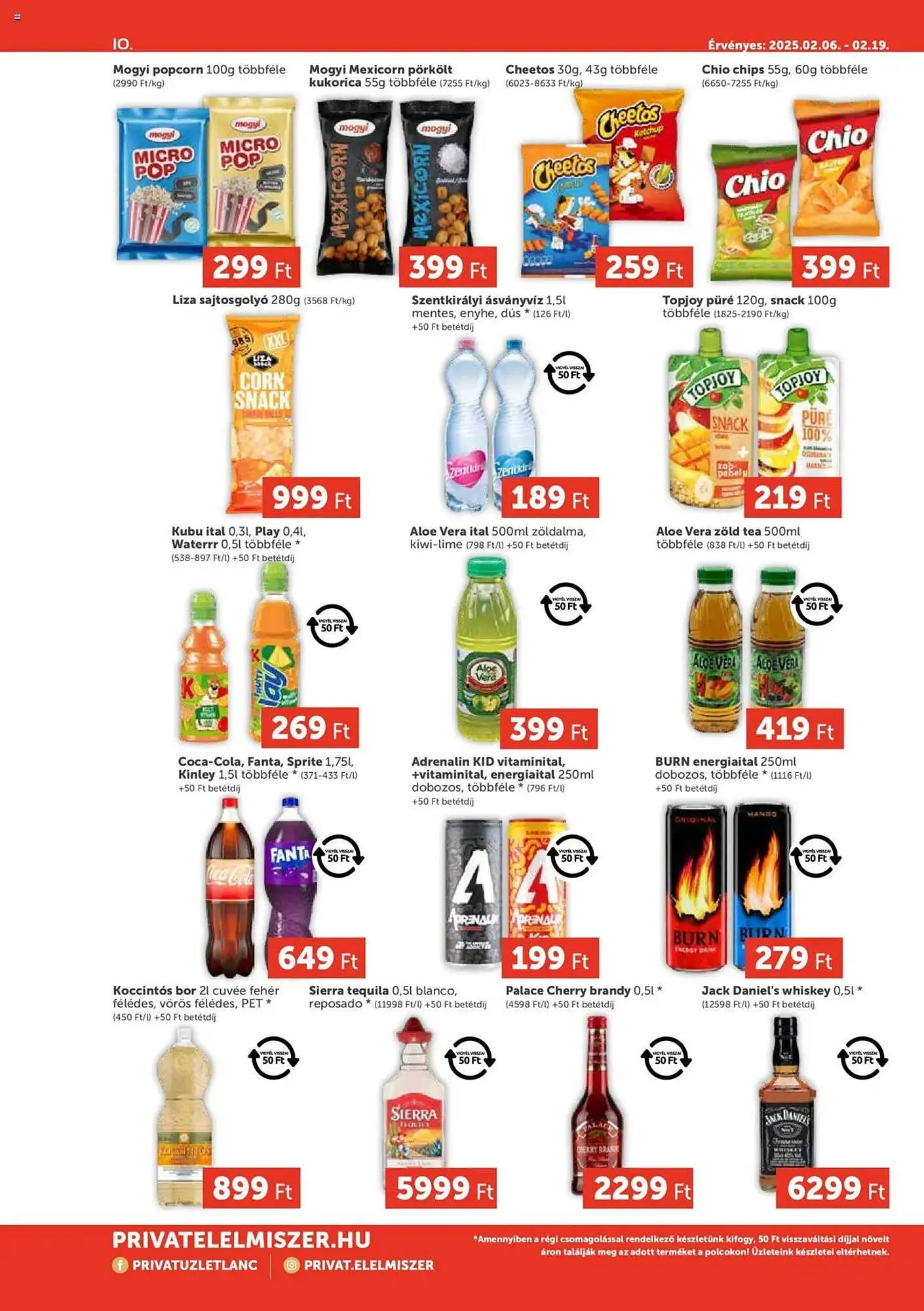 Katalógus PRIVÁT akciós újság február 6.-tól február 19.-ig 2025. - Oldal 10