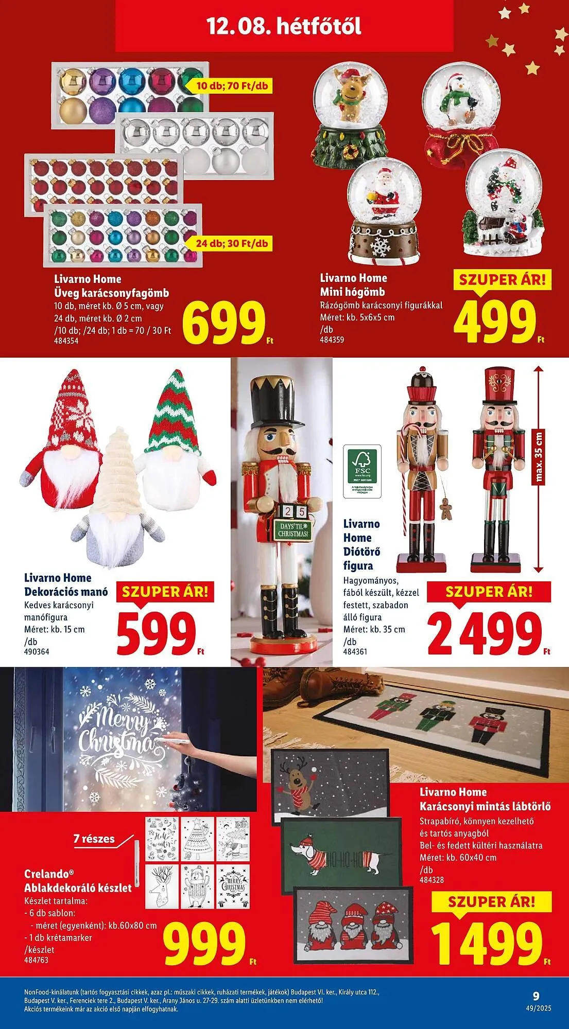 Katalógus Lidl akciós újság december 6.-tól december 10.-ig 2025. - Oldal 9