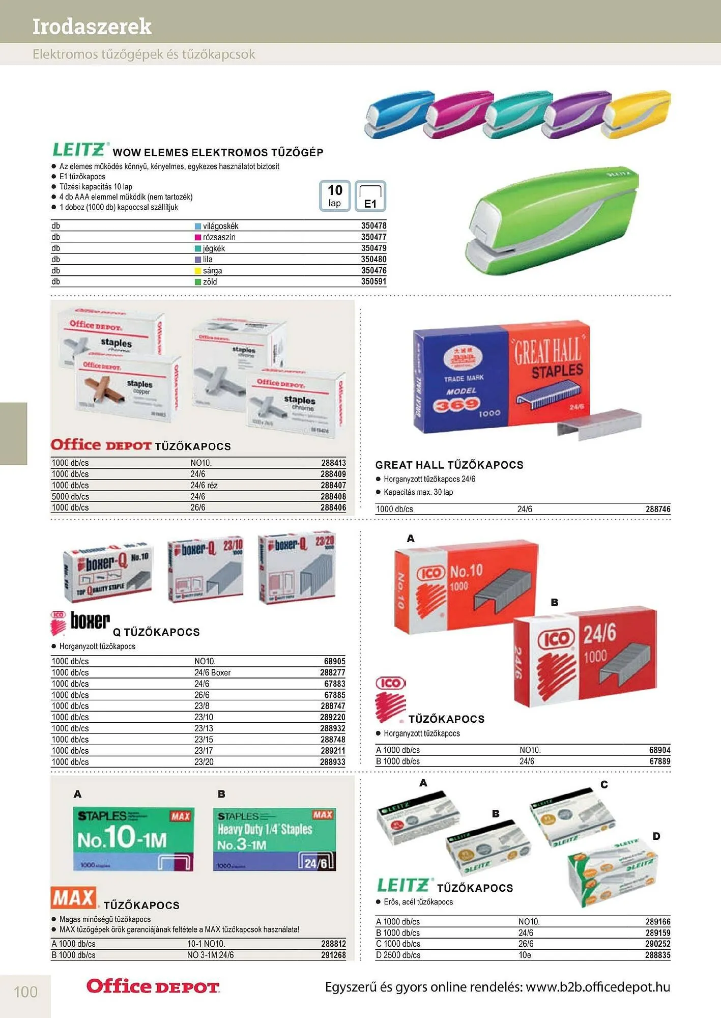 Katalógus Office Depot akciós újság május 9.-tól december 31.-ig 2026. - Oldal 100