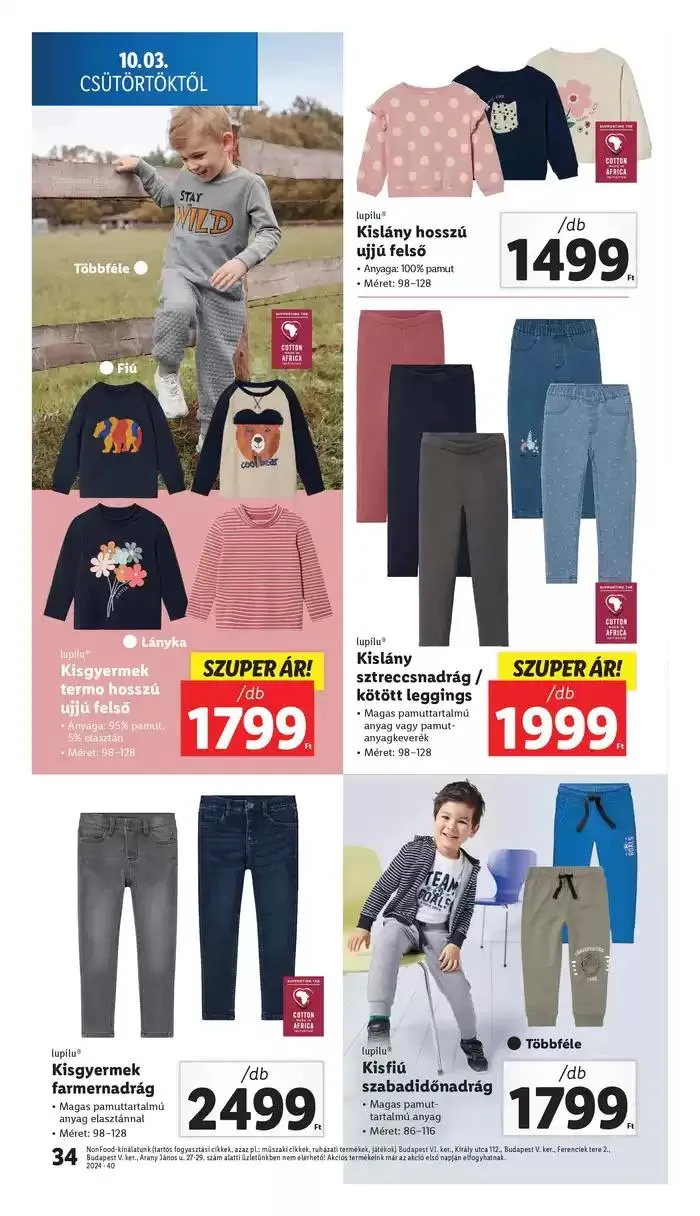 Katalógus Akciós újság – 40. hét október 3.-tól október 9.-ig 2024. - Oldal 34