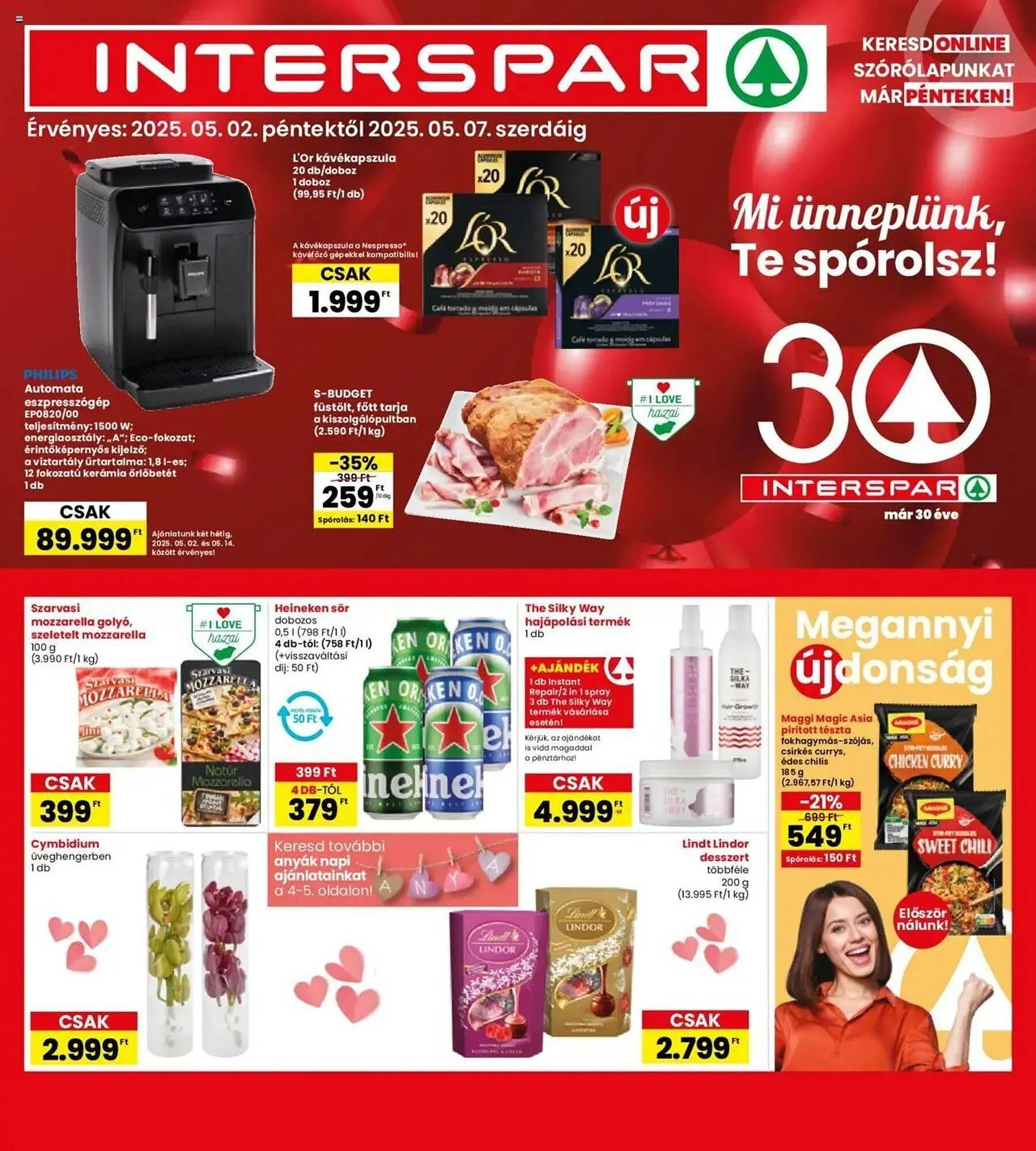 Katalógus Interspar akciós újság május 2.-tól május 7.-ig 2025. - Oldal 1