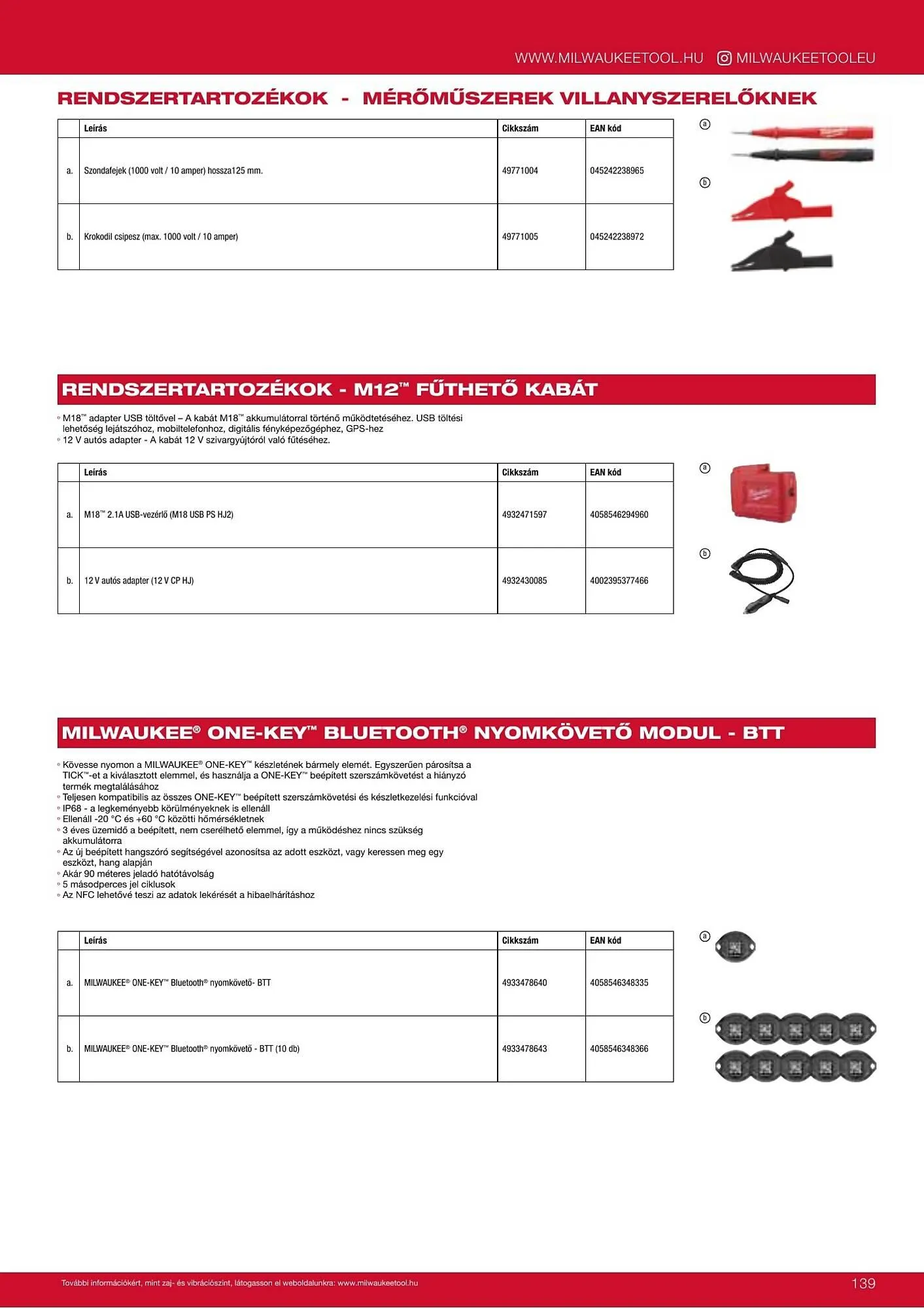 Katalógus Milwaukee akciós újság szeptember 16.-tól december 31.-ig 2026. - Oldal 139