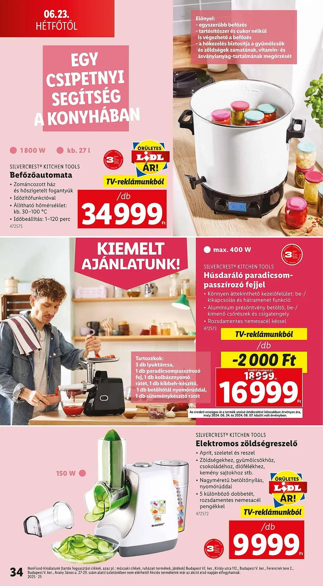Katalógus Lidl akciós újság június 19.-tól június 25.-ig 2025. - Oldal 34