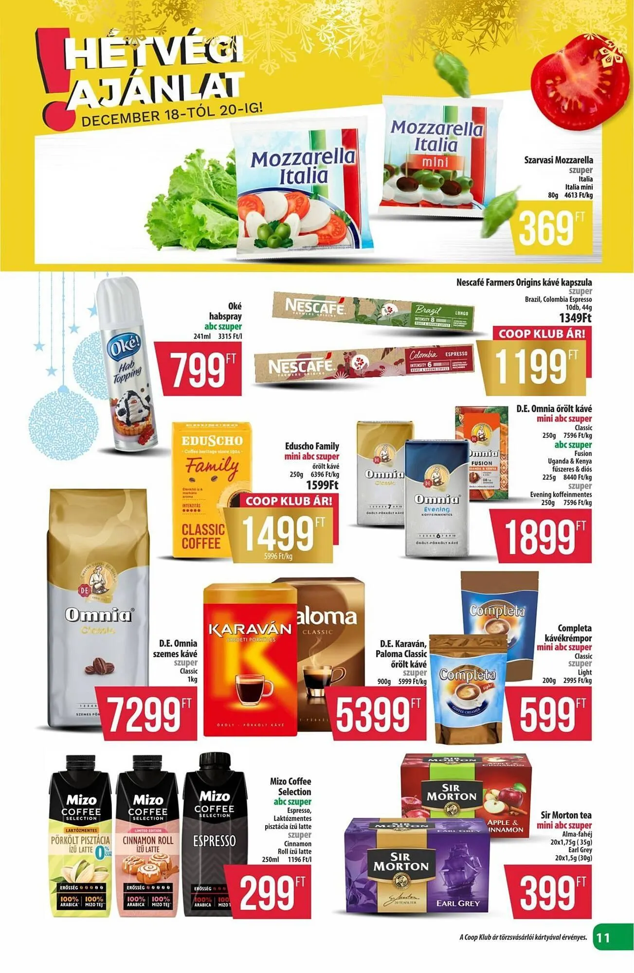 Katalógus Coop akciós újság december 18.-tól december 31.-ig 2025. - Oldal 11