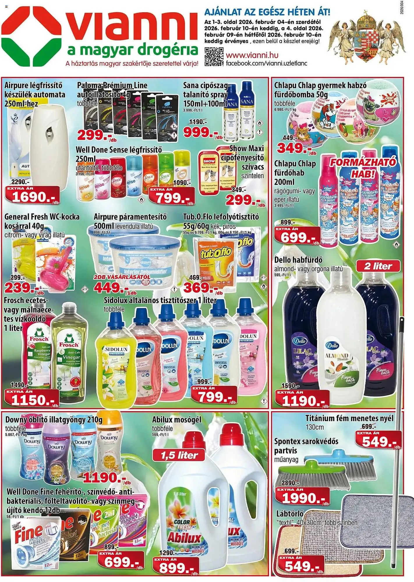 Vianni Drogéria akciós újság - 1