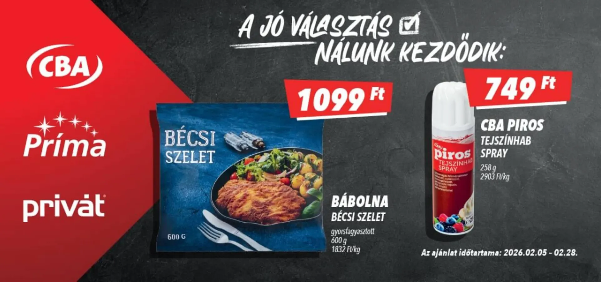 Katalógus CBA akciós újság február 5.-tól február 28.-ig 2026. - Oldal 4