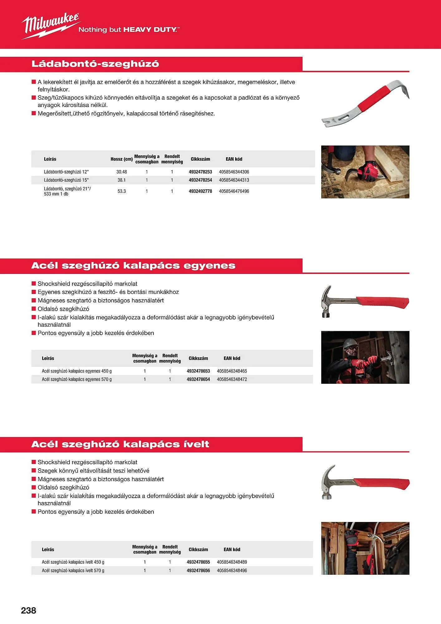 Katalógus Milwaukeetool akciós újság augusztus 14.-tól december 31.-ig 2024. - Oldal 238