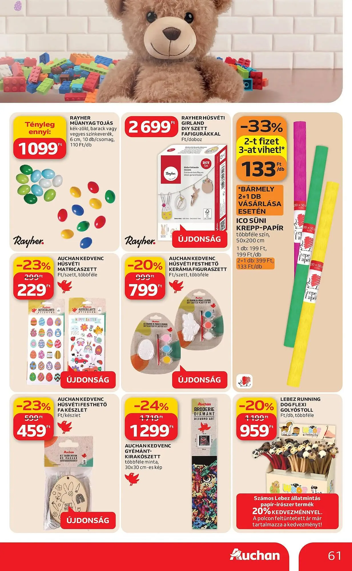 Katalógus Auchan akciós újság március 12.-tól március 18.-ig 2026. - Oldal 61