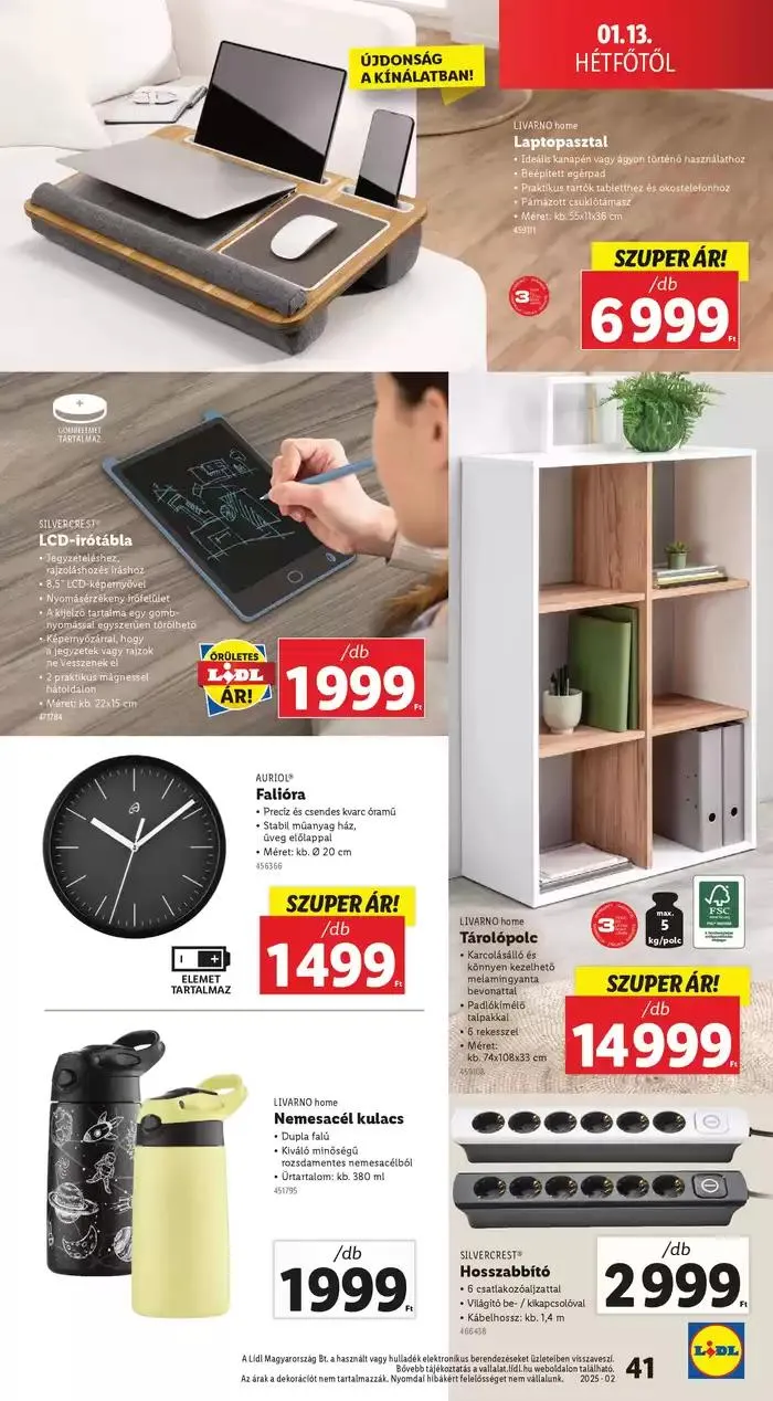 Katalógus Akciós újság – 02. hét január 9.-tól január 15.-ig 2025. - Oldal 41