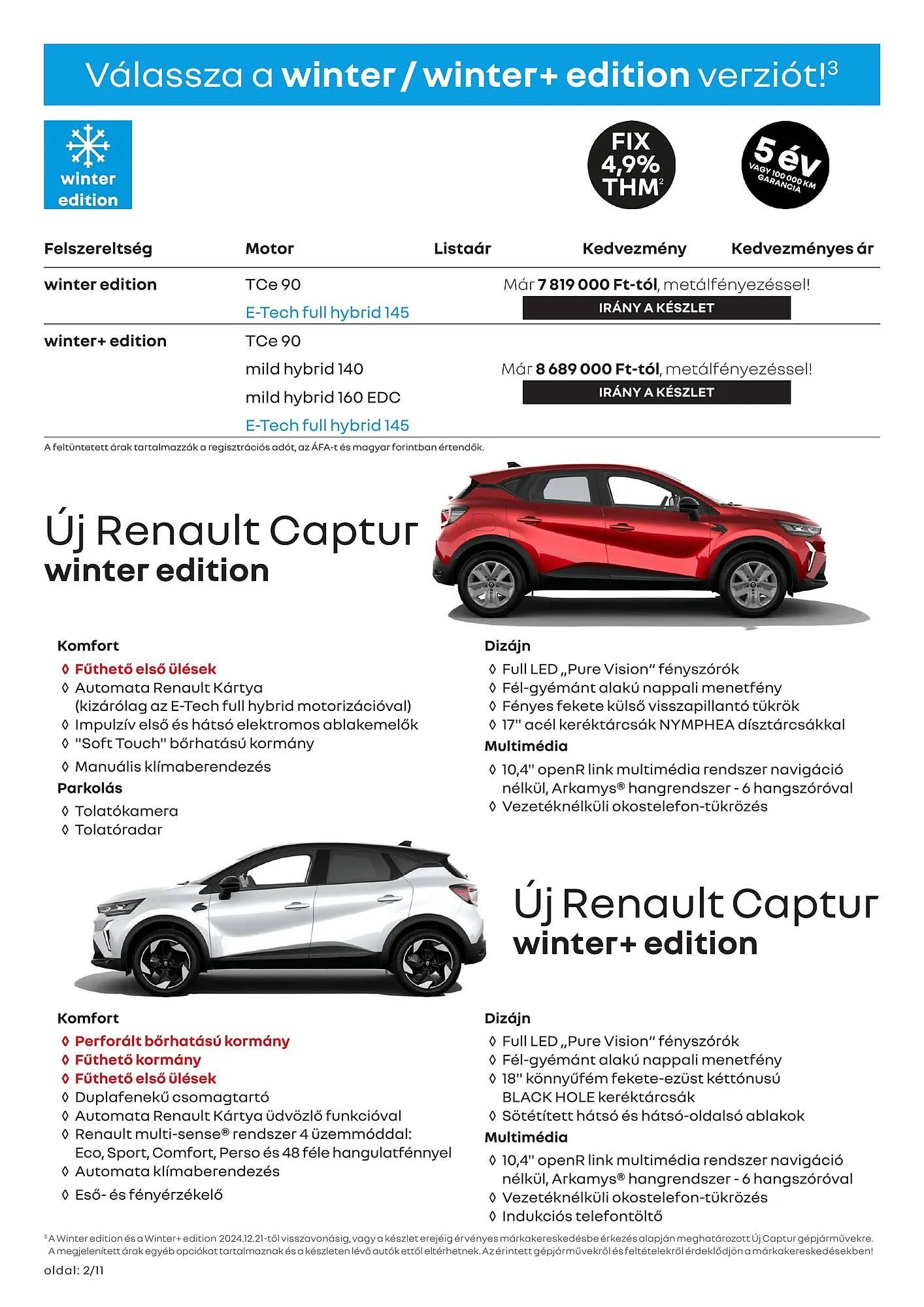 Katalógus Renault akciós újság január 6.-tól június 30.-ig 2025. - Oldal 2