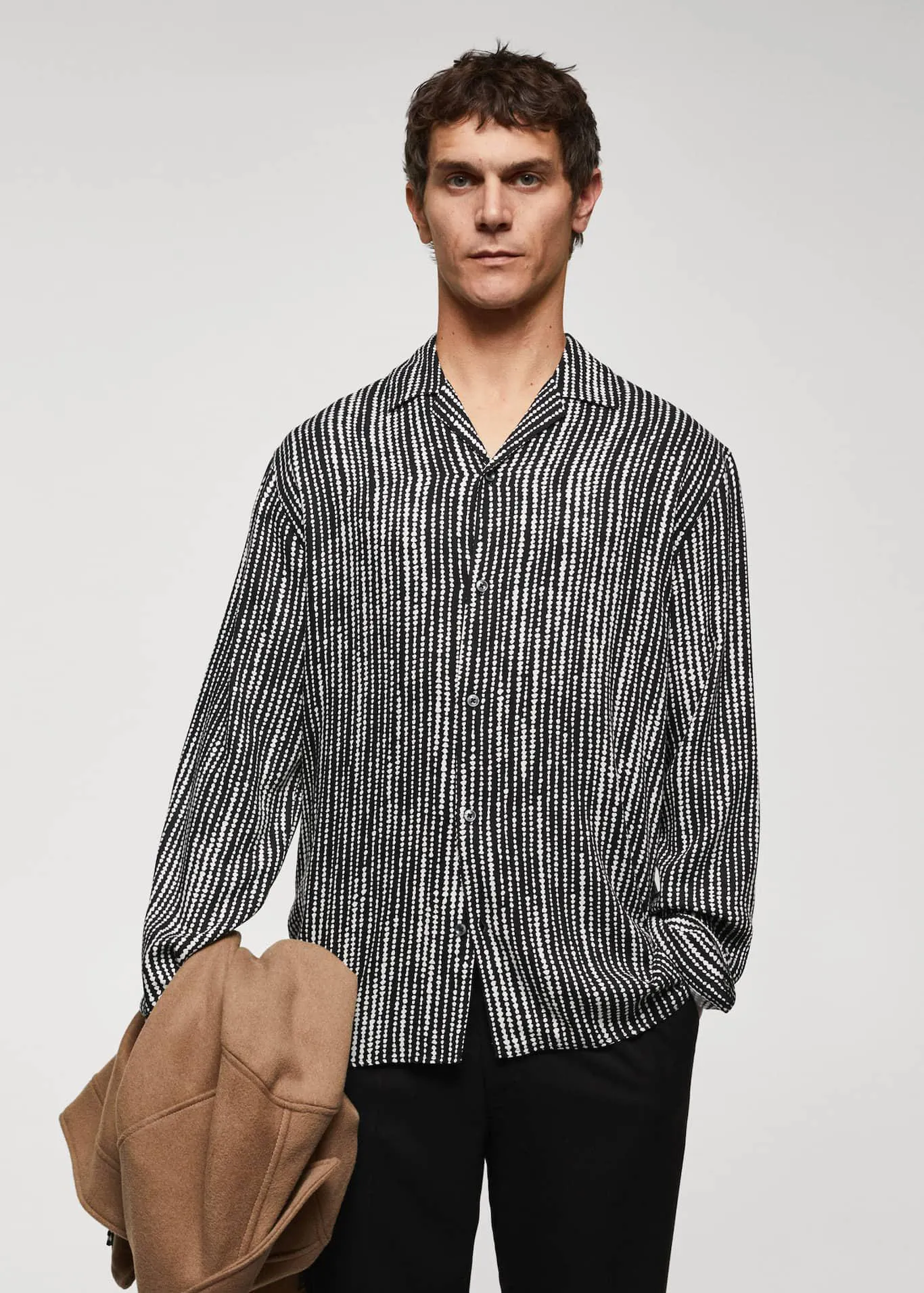 Ing mintás bowling gallér