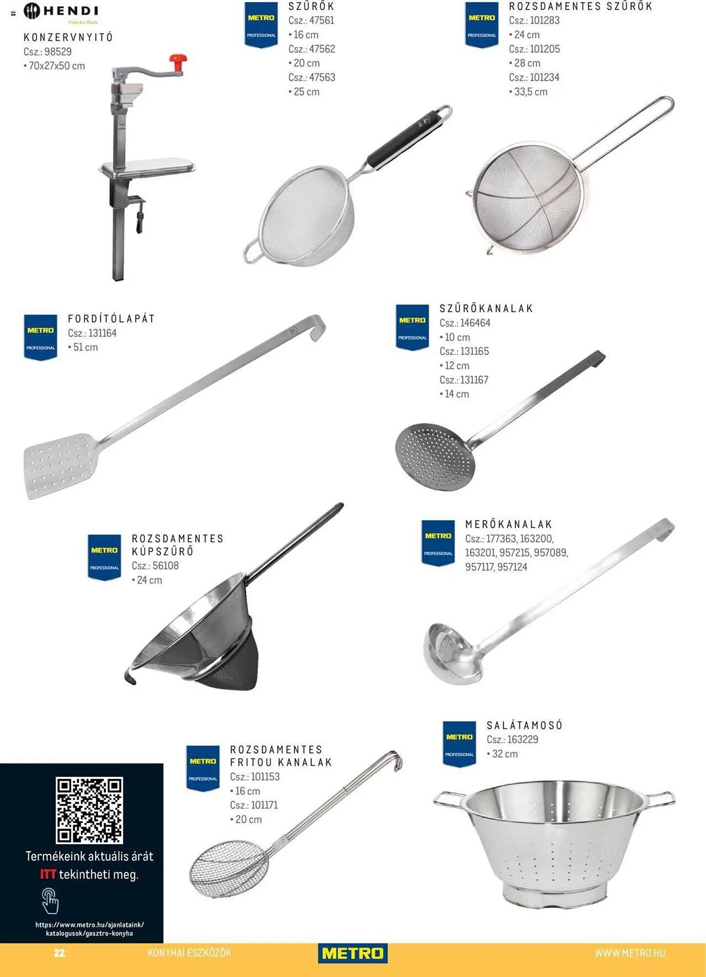 Katalógus Metro Gasztro konyha katalógus akciós újság február 15.-tól február 29.-ig 2024. - Oldal 22