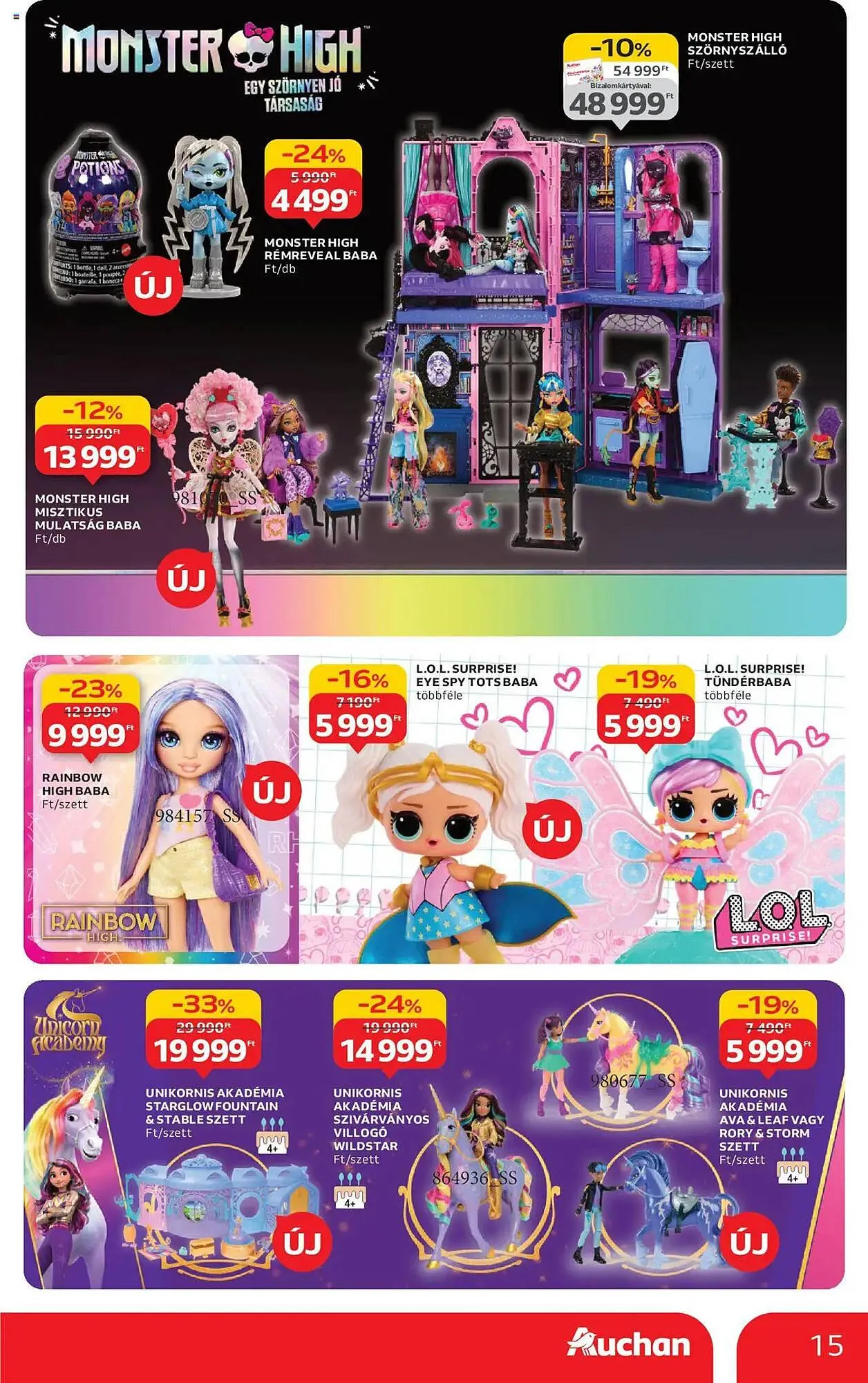 Katalógus Auchan akciós újság október 24.-tól november 26.-ig 2025. - Oldal 15