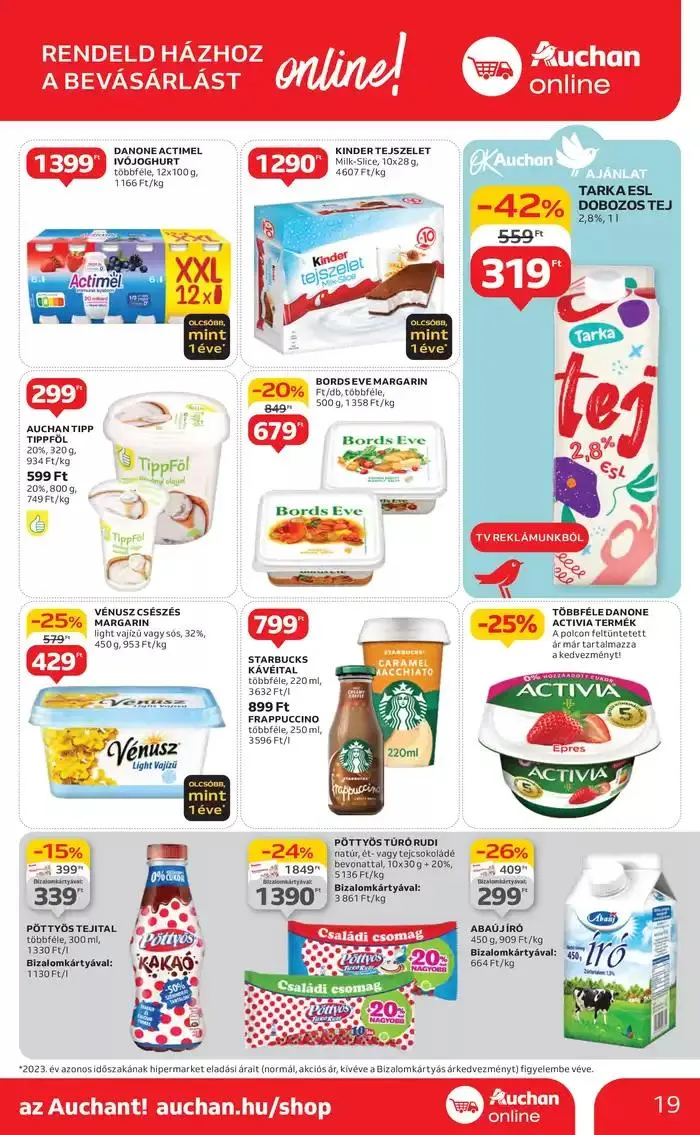 Katalógus Catalog Auchan október 28.-tól november 6.-ig 2024. - Oldal 19