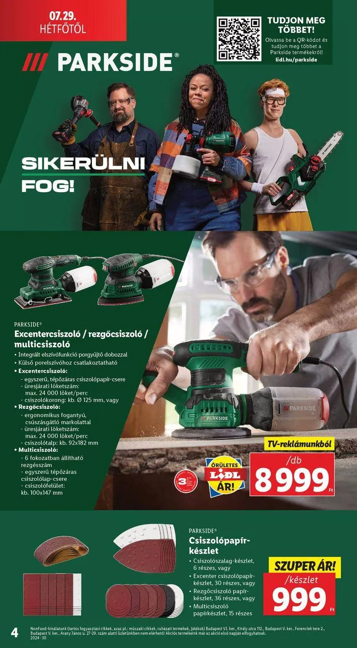 Katalógus Nonfood kínálatunk - 30. hét július 29.-tól július 31.-ig 2024. - Oldal 4