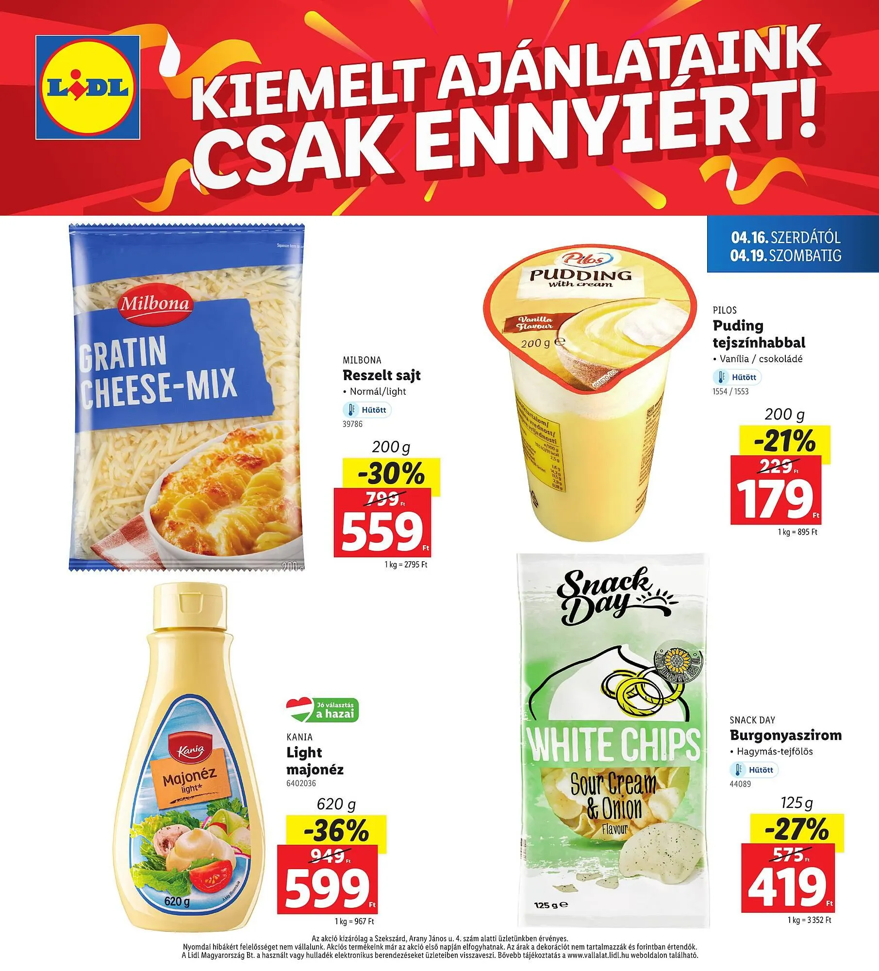 Katalógus Lidl akciós újság április 16.-tól április 19.-ig 2025. - Oldal 4