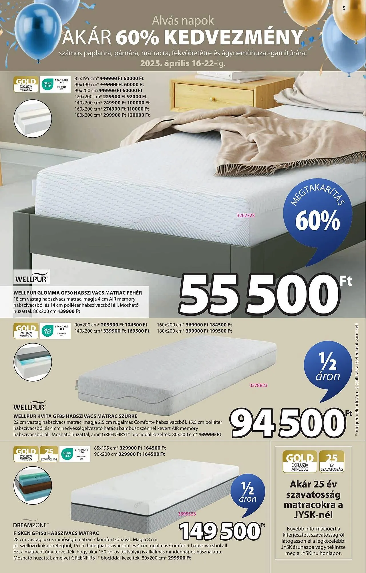 Katalógus JYSK akciós újság április 16.-tól május 18.-ig 2025. - Oldal 5