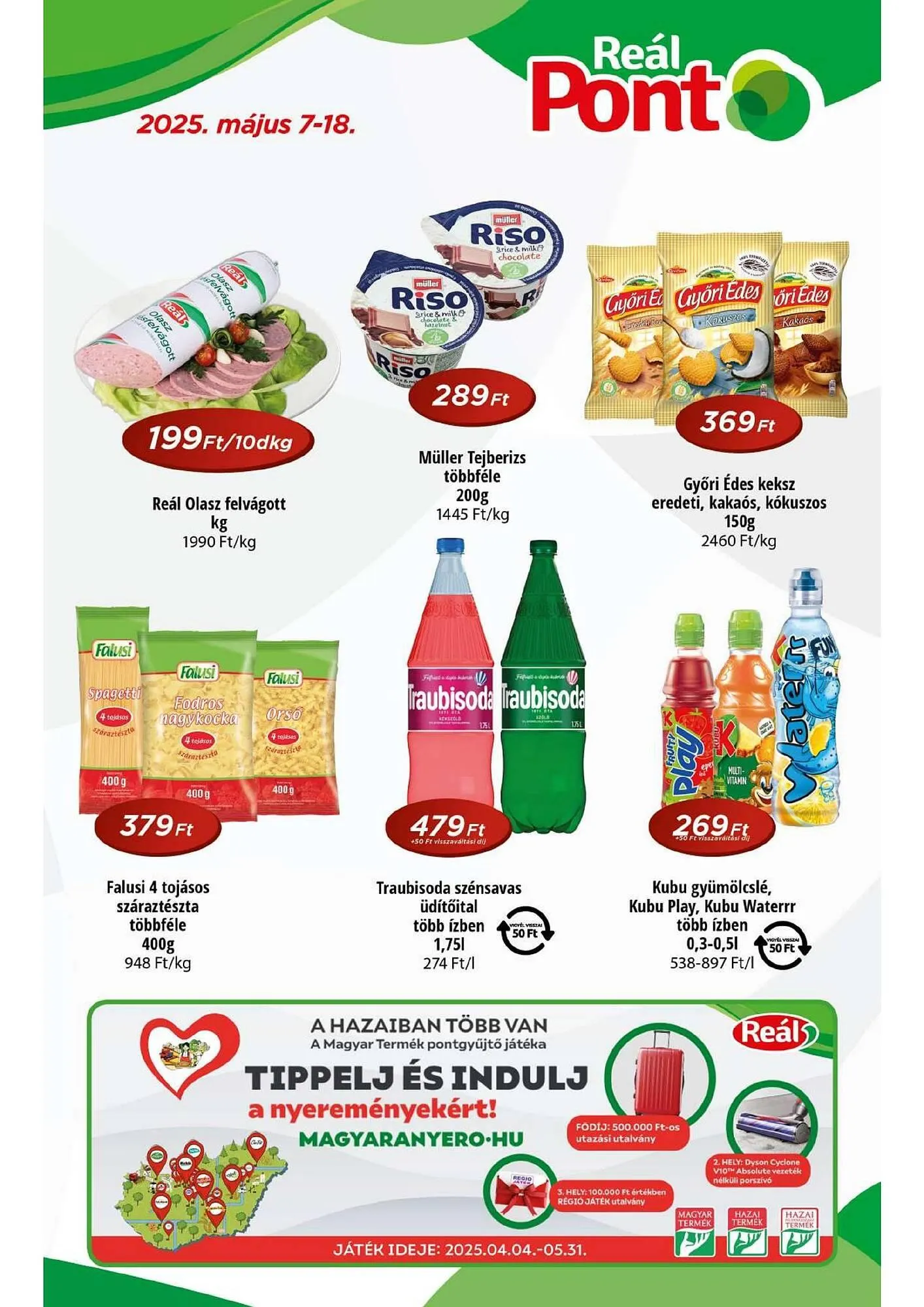 Katalógus Real akciós újság május 7.-tól május 18.-ig 2025. - Oldal 1