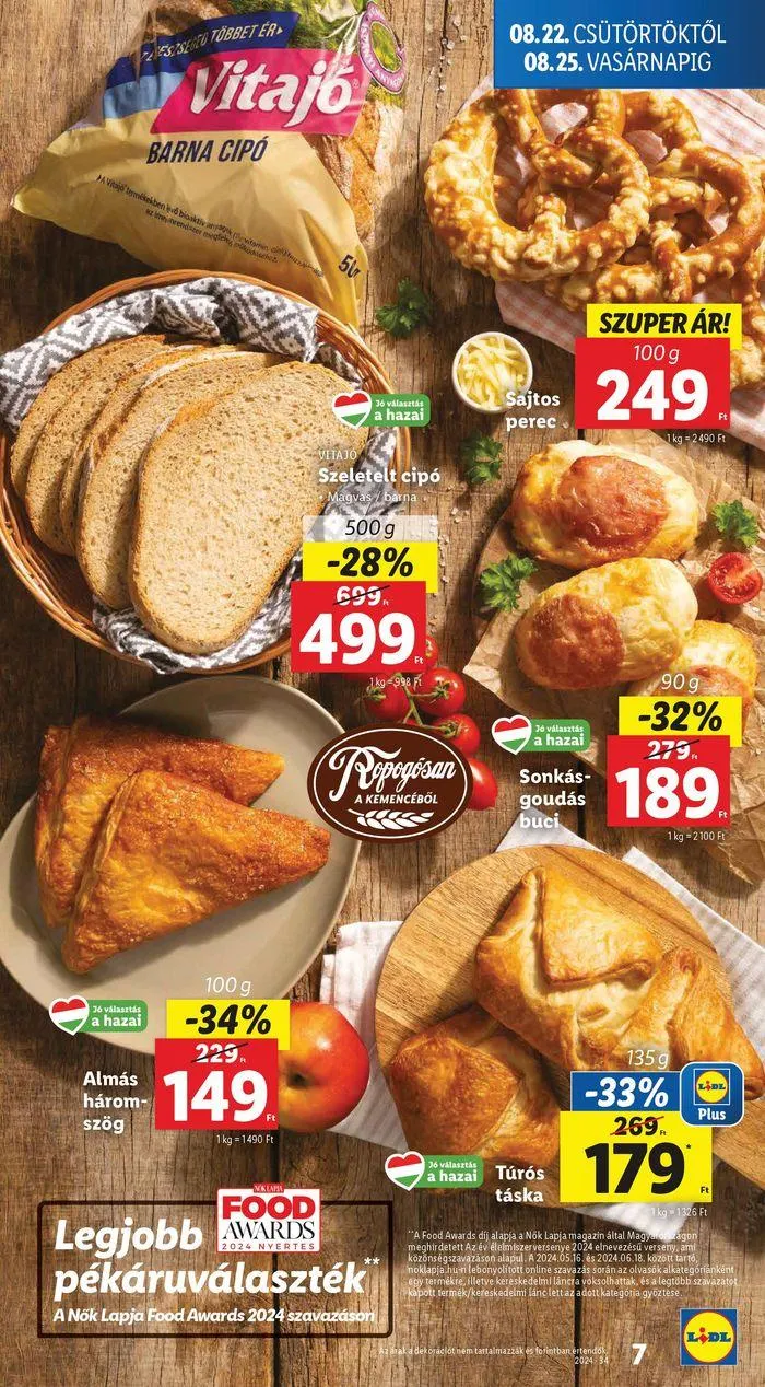 Katalógus Akciós újság – 34. hét augusztus 22.-tól augusztus 28.-ig 2024. - Oldal 7