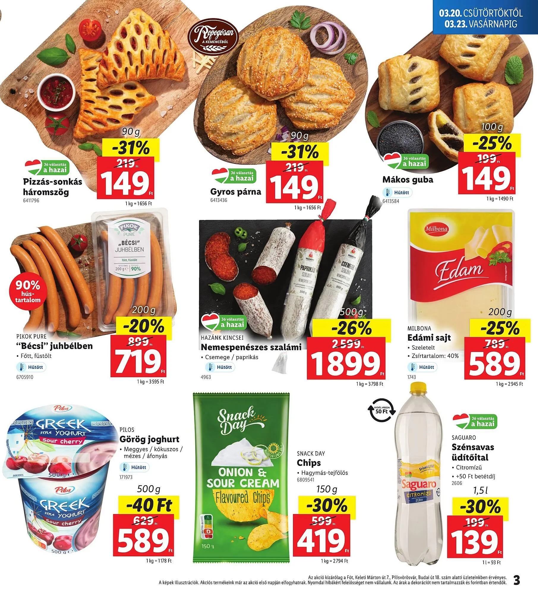 Katalógus Lidl akciós újság március 20.-tól március 23.-ig 2025. - Oldal 3