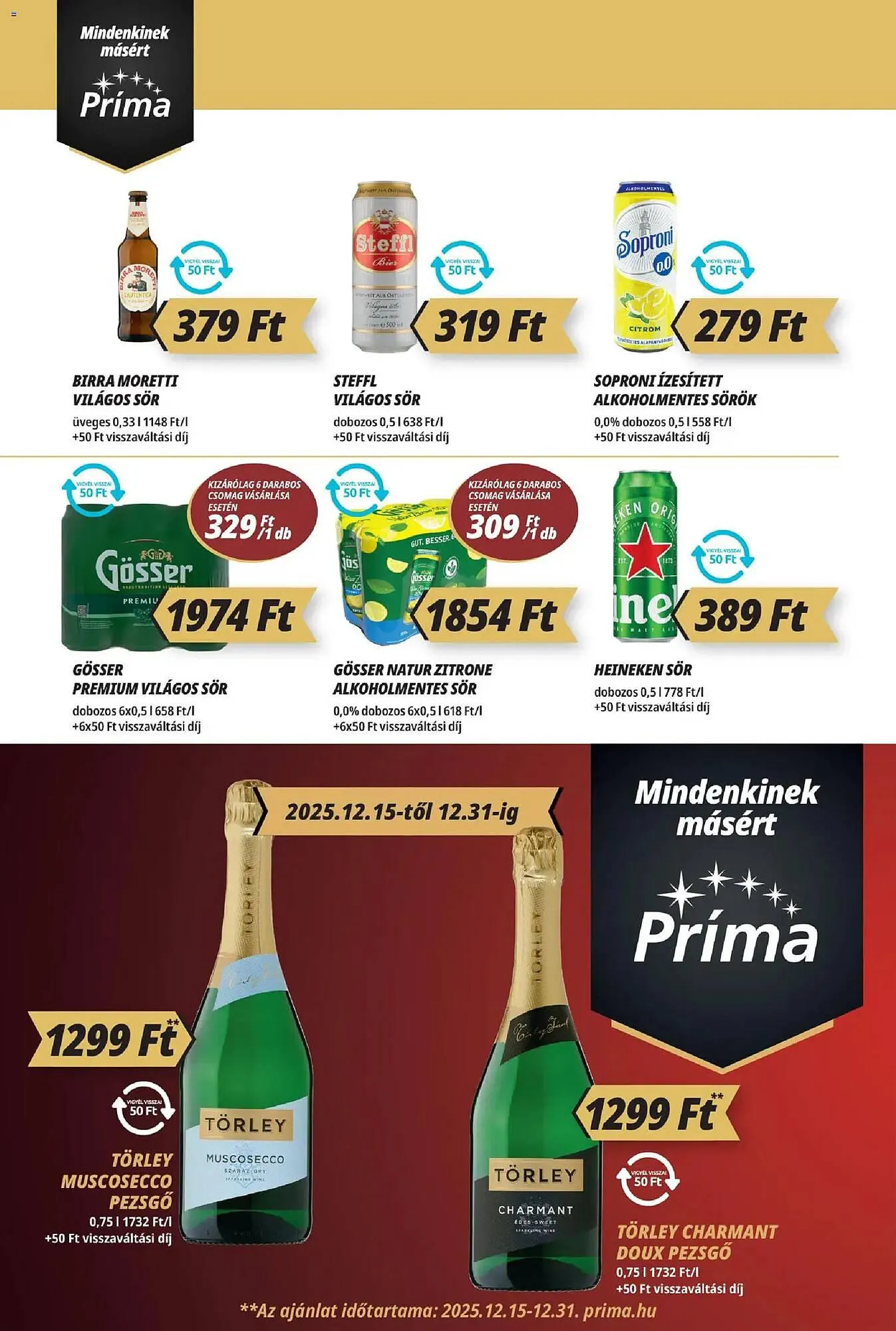 Katalógus Príma akciós újság december 13.-tól december 31.-ig 2025. - Oldal 10