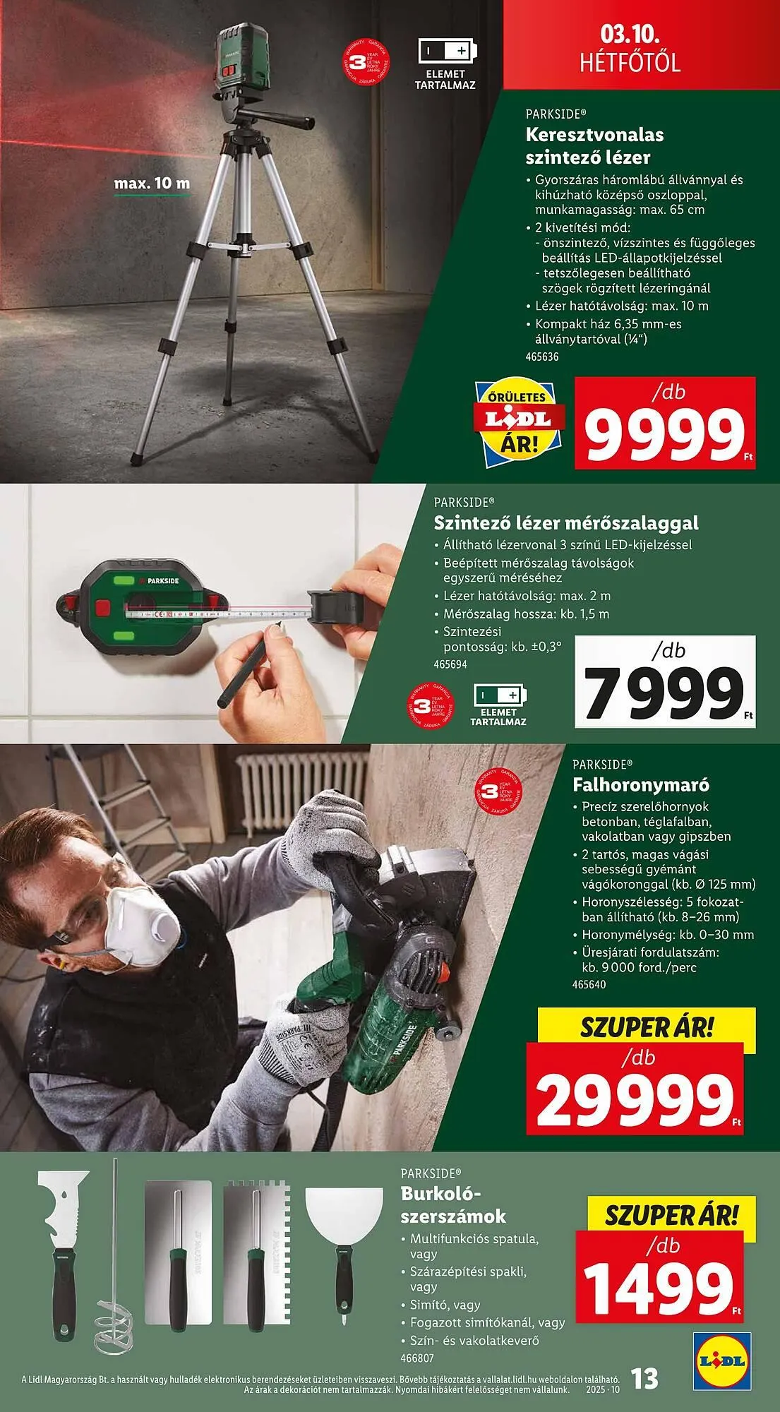 Katalógus Lidl akciós újság március 6.-tól március 19.-ig 2025. - Oldal 13