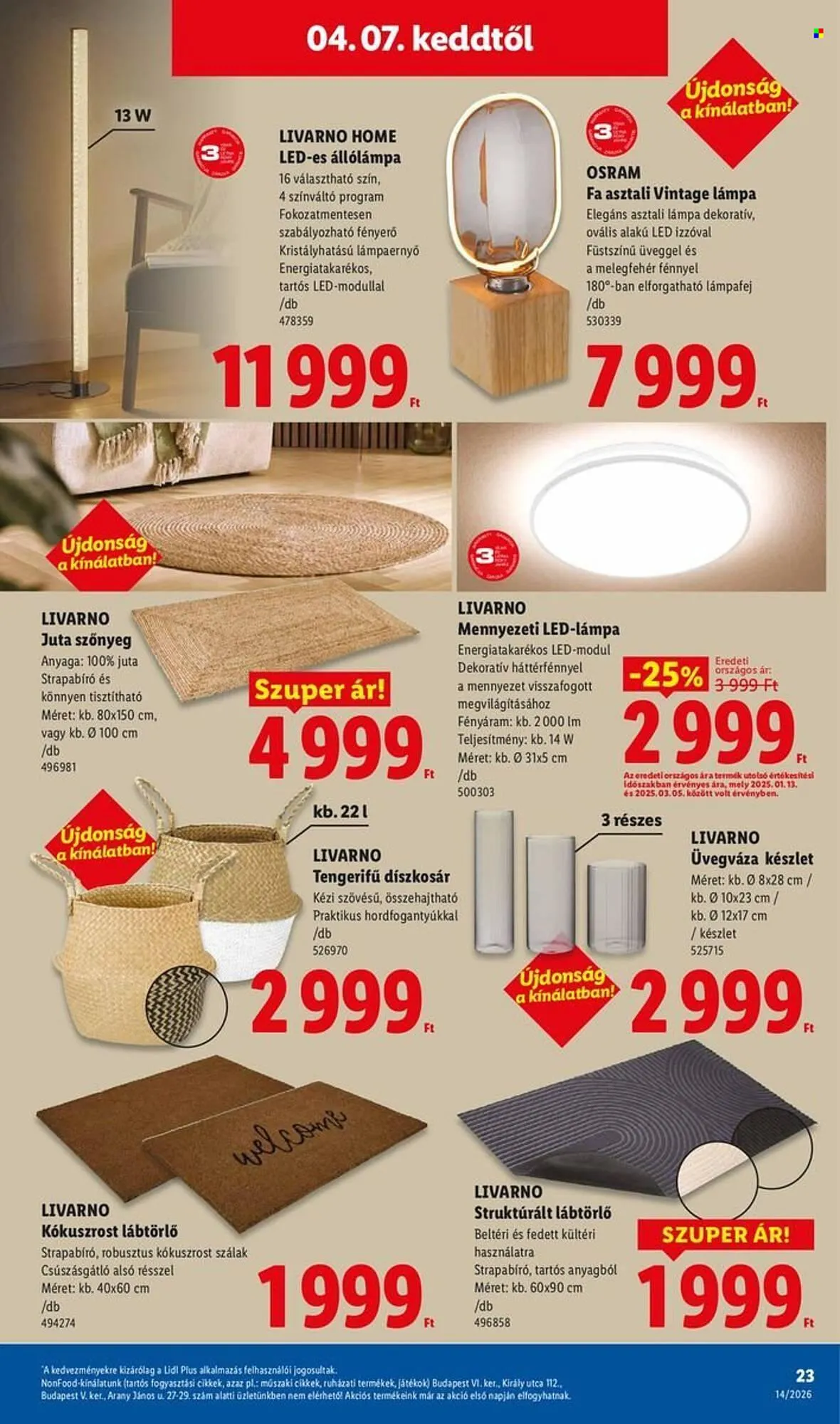 Katalógus Lidl akciós újság április 1.-tól április 8.-ig 2026. - Oldal 23