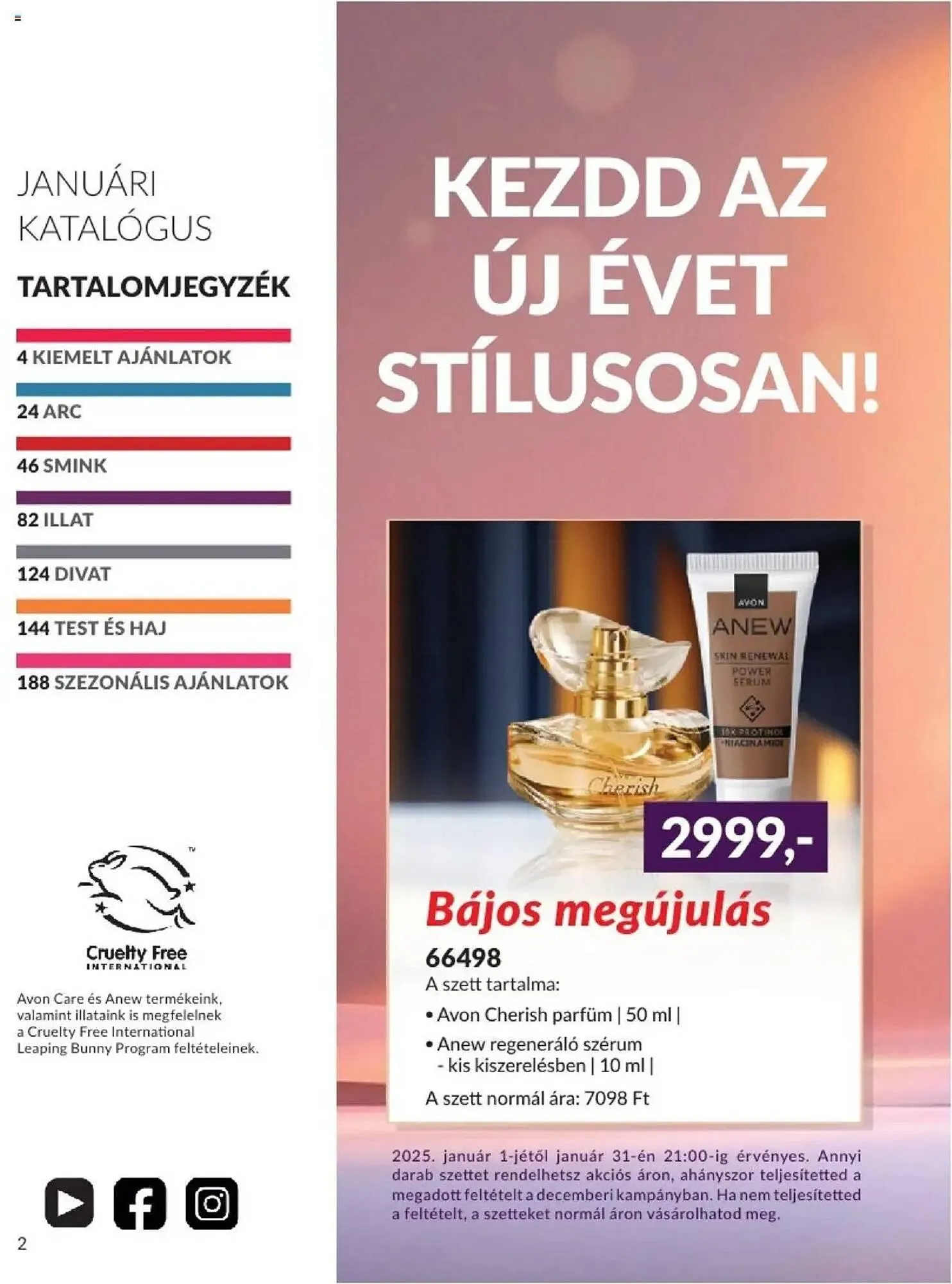 Katalógus AVON akciós újság január 1.-tól január 31.-ig 2025. - Oldal 2