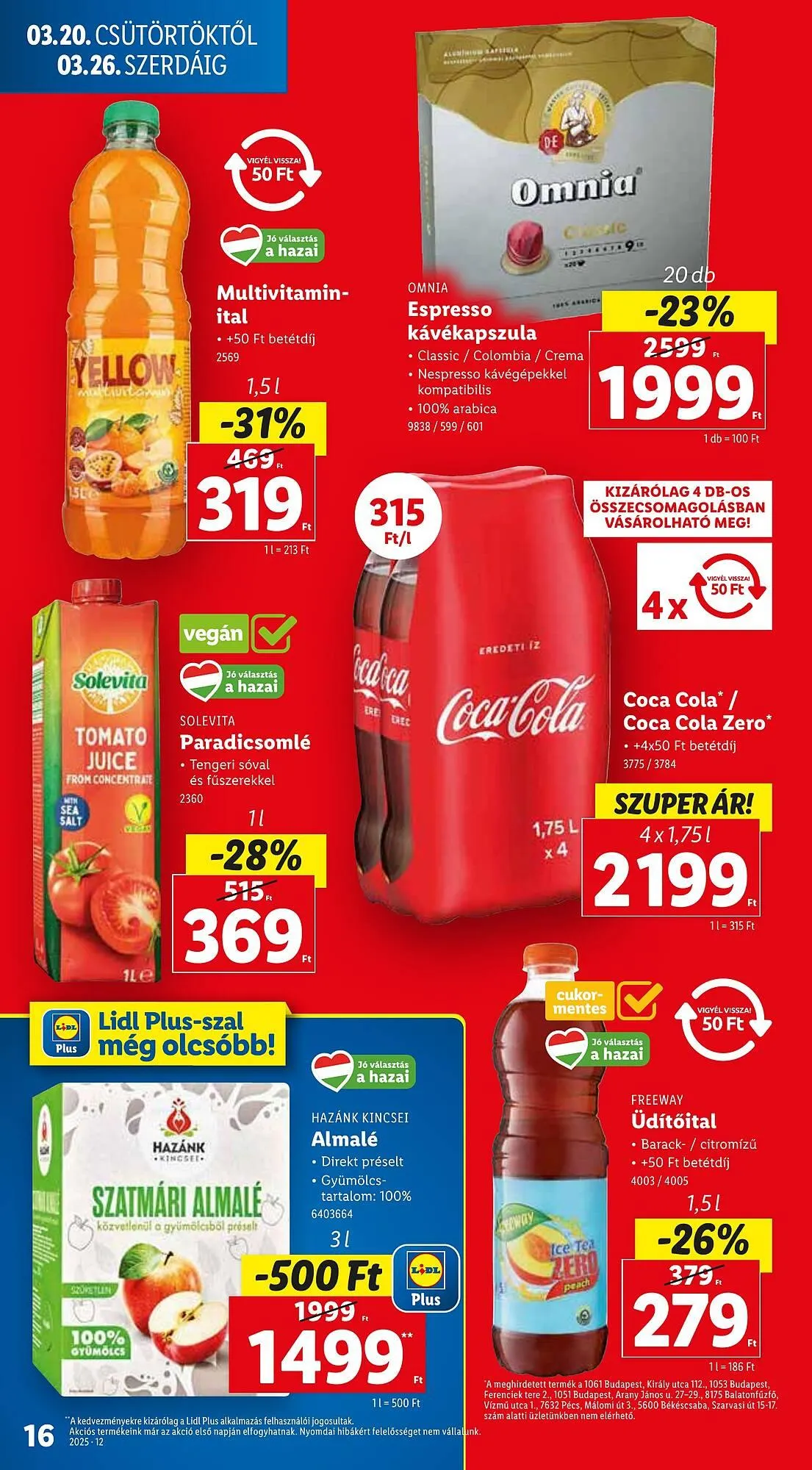 Katalógus Lidl akciós újság március 20.-tól március 26.-ig 2025. - Oldal 16