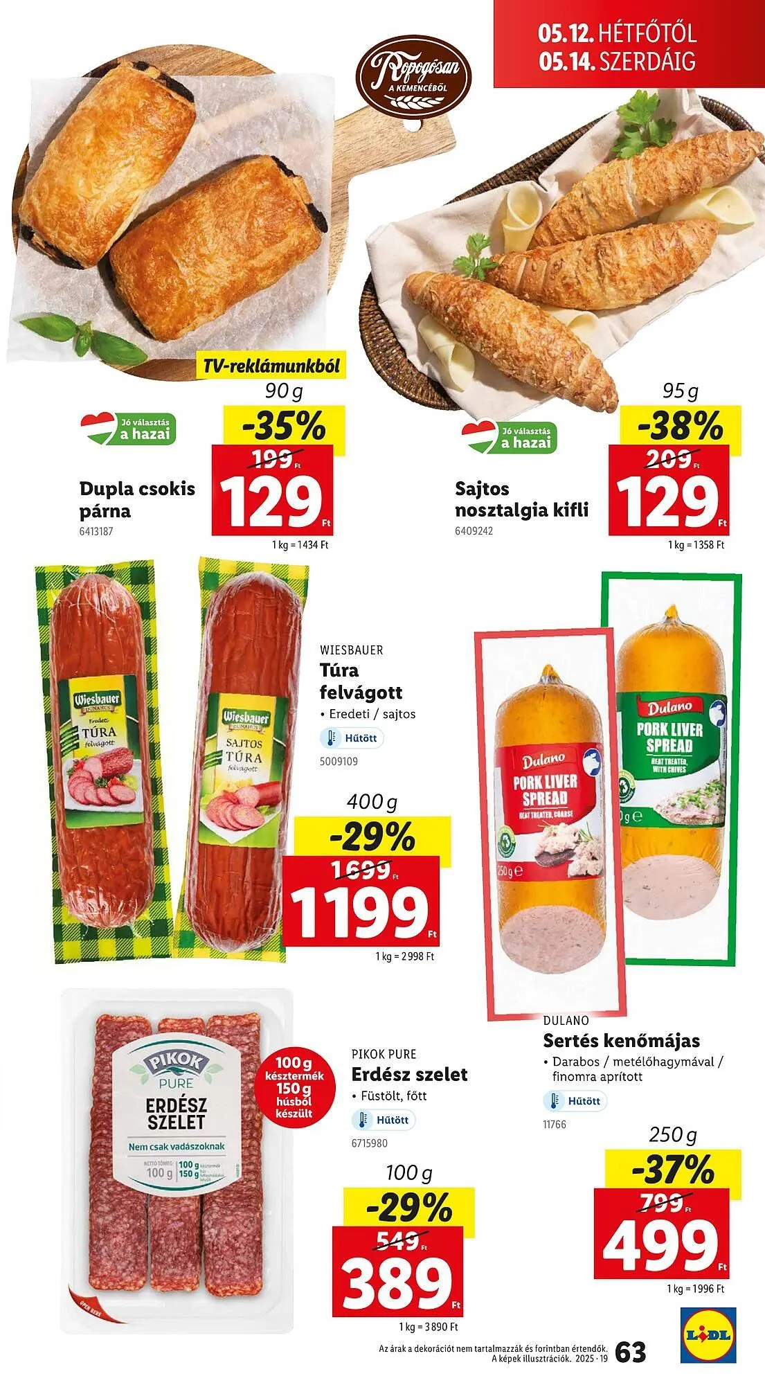 Katalógus Lidl akciós újság május 8.-tól május 14.-ig 2025. - Oldal 63