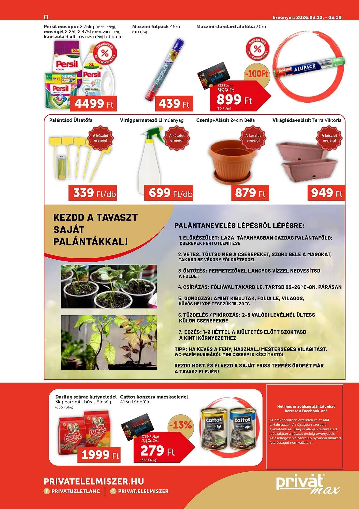 Katalógus PRIVÁT akciós újság március 12.-tól március 18.-ig 2026. - Oldal 8