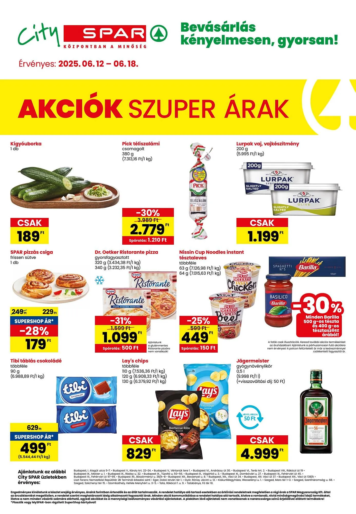 Katalógus Spar akciós újság június 12.-tól június 18.-ig 2025. - Oldal 1