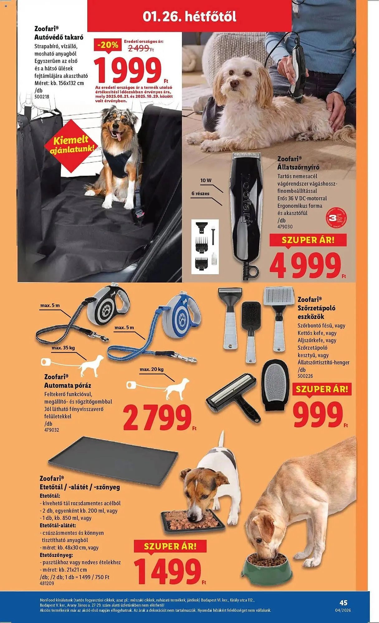 Katalógus Lidl akciós újság január 22.-tól január 28.-ig 2026. - Oldal 45