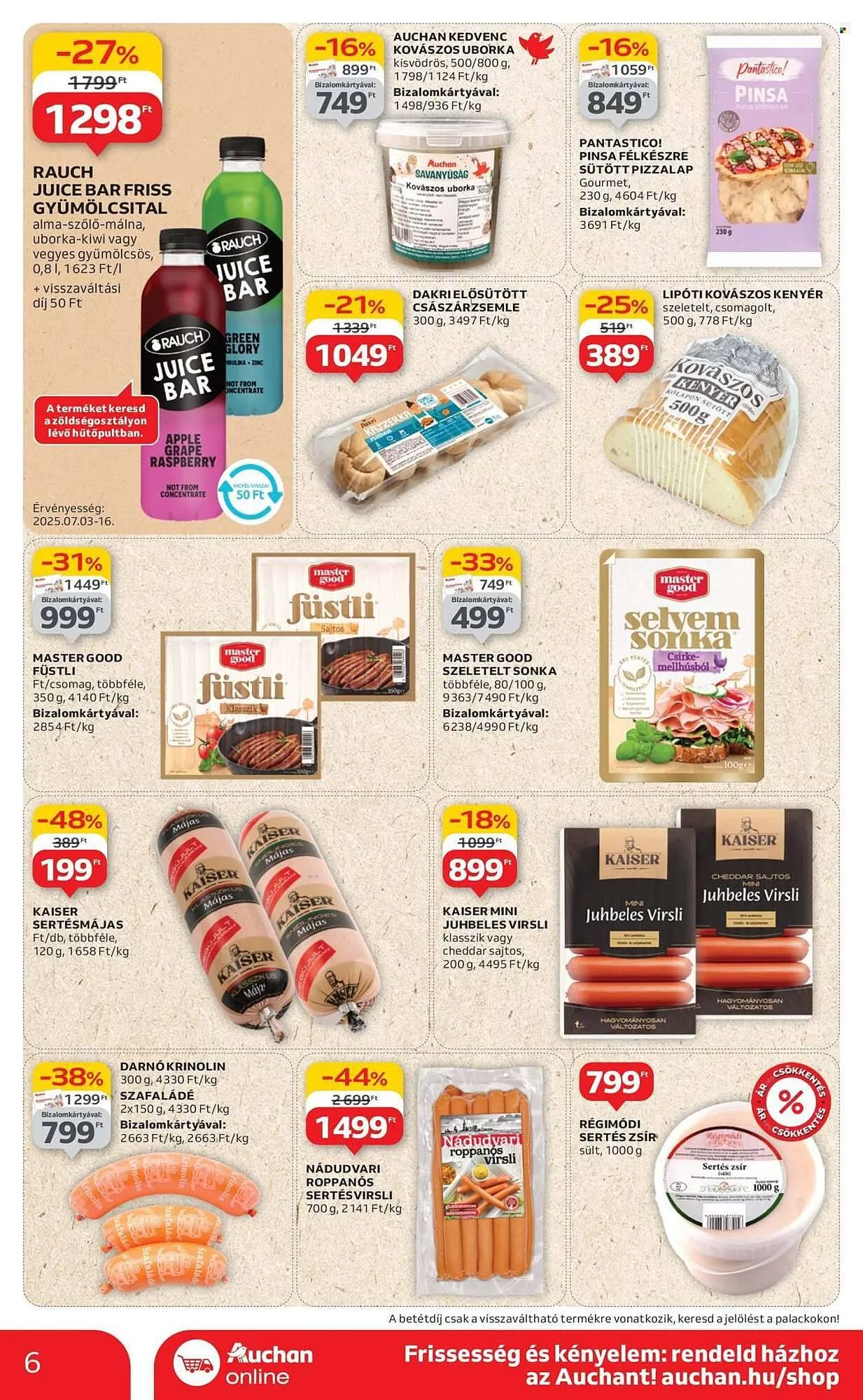 Katalógus Auchan akciós újság július 3.-tól július 9.-ig 2025. - Oldal 6