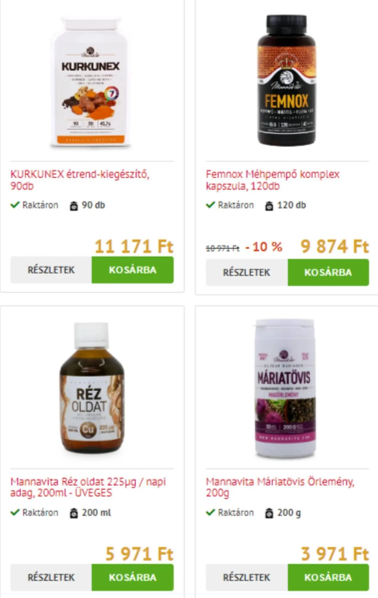 MannaVita akciós újság - 1