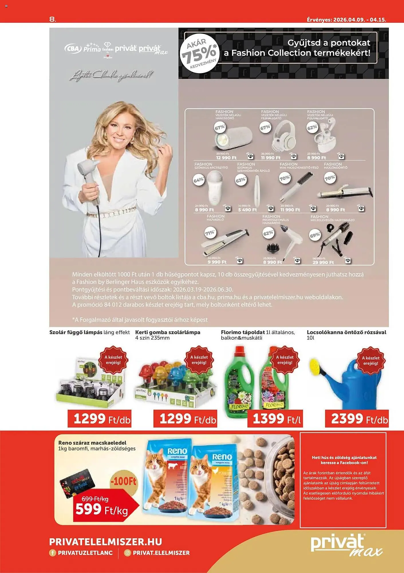 Katalógus PRIVÁT akciós újság április 9.-tól április 15.-ig 2026. - Oldal 8