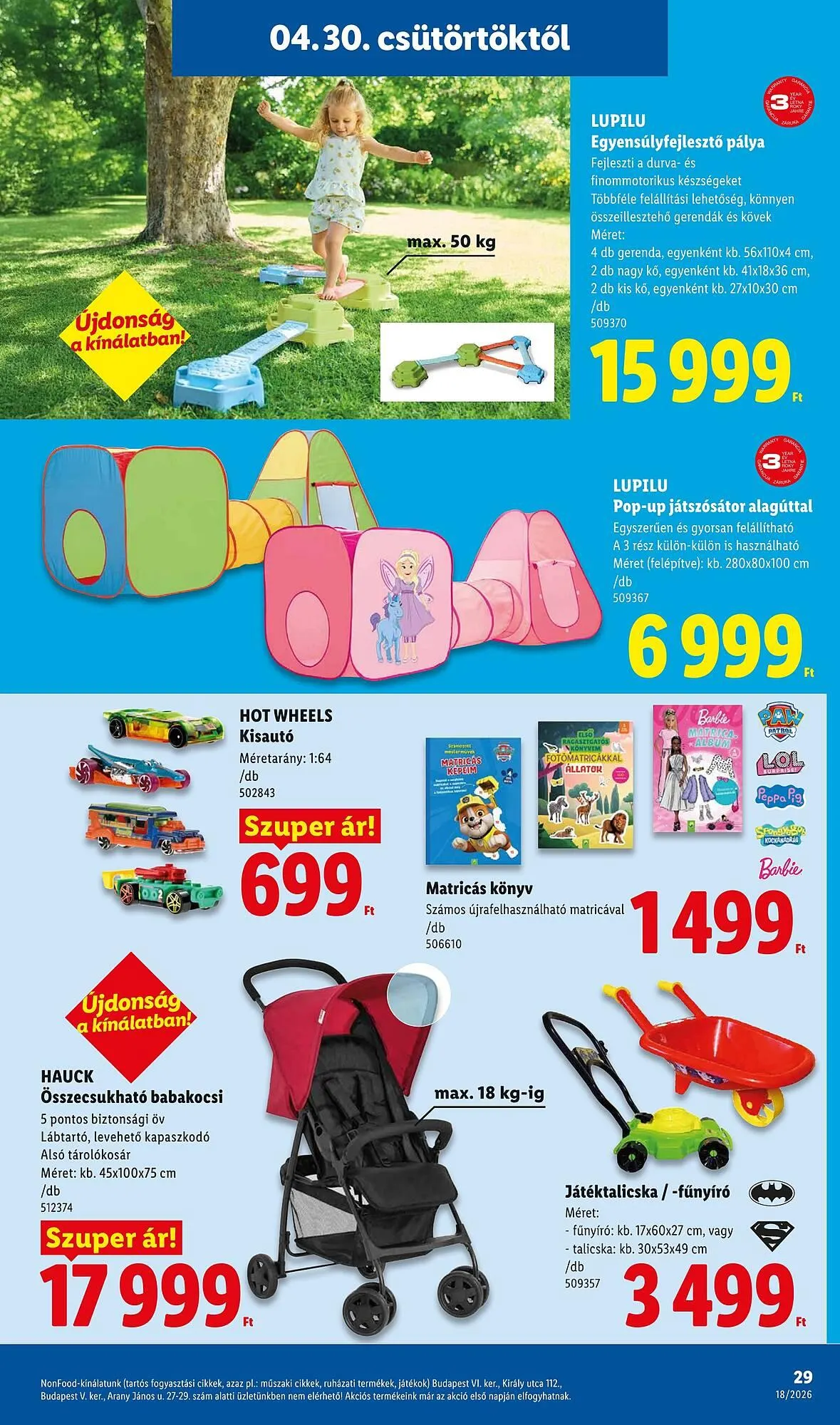 Katalógus Lidl akciós újság április 30.-tól május 6.-ig 2026. - Oldal 29