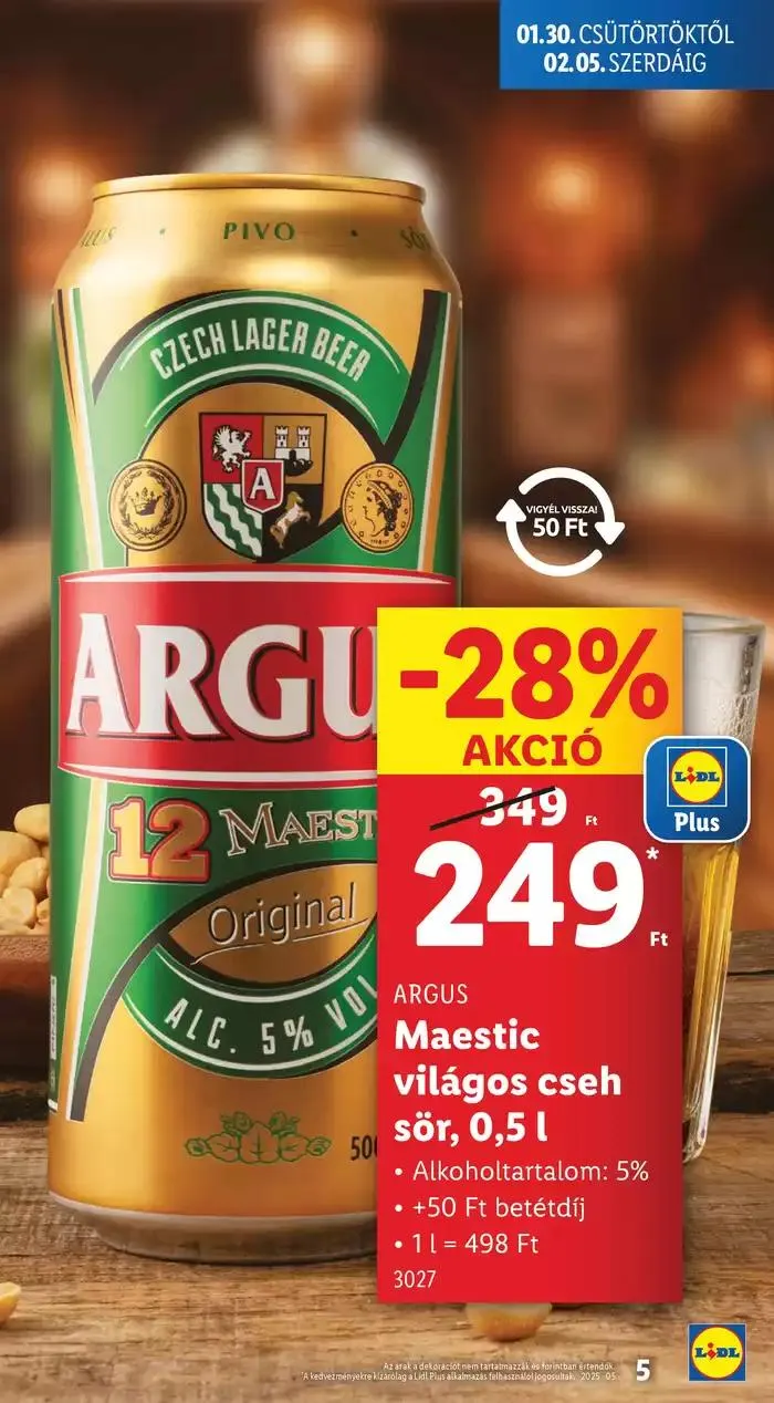 Katalógus Akciós újság – 05. hét január 30.-tól február 5.-ig 2025. - Oldal 5