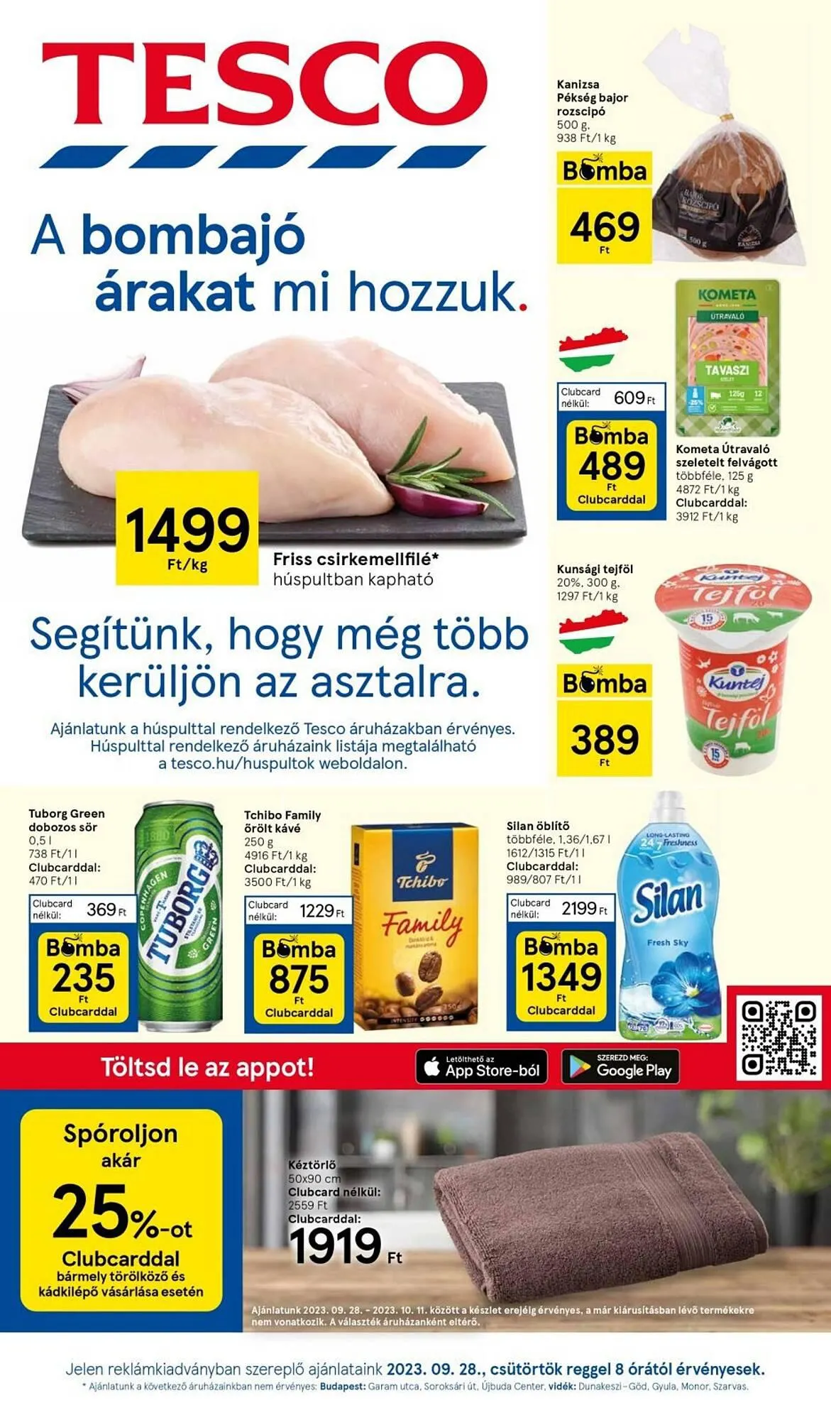 Katalógus Tesco akciós újság szeptember 28.-tól október 10.-ig 2023. - Oldal 1