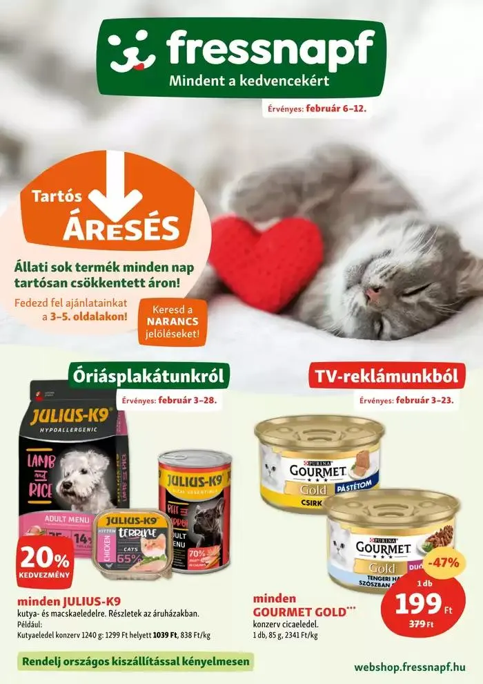 Katalógus Februári akciók a Fressnapfban! február 4.-tól február 18.-ig 2025. - Oldal 1