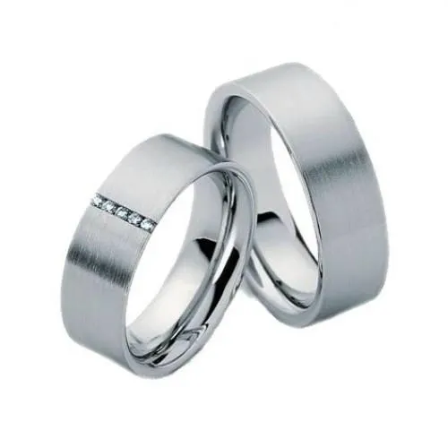 Fehér arany karikagyűrű