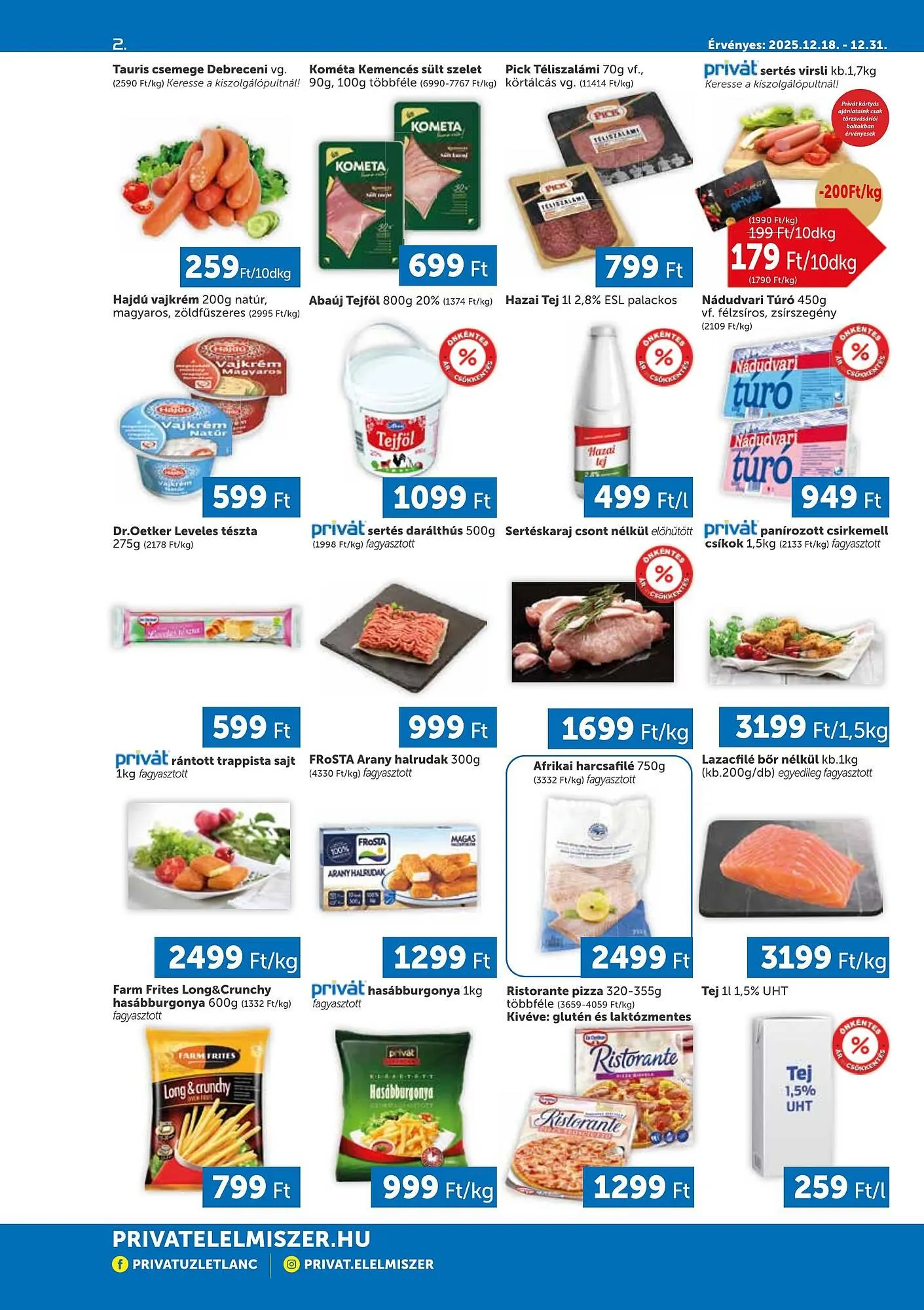 Katalógus PRIVÁT akciós újság december 18.-tól december 31.-ig 2025. - Oldal 2