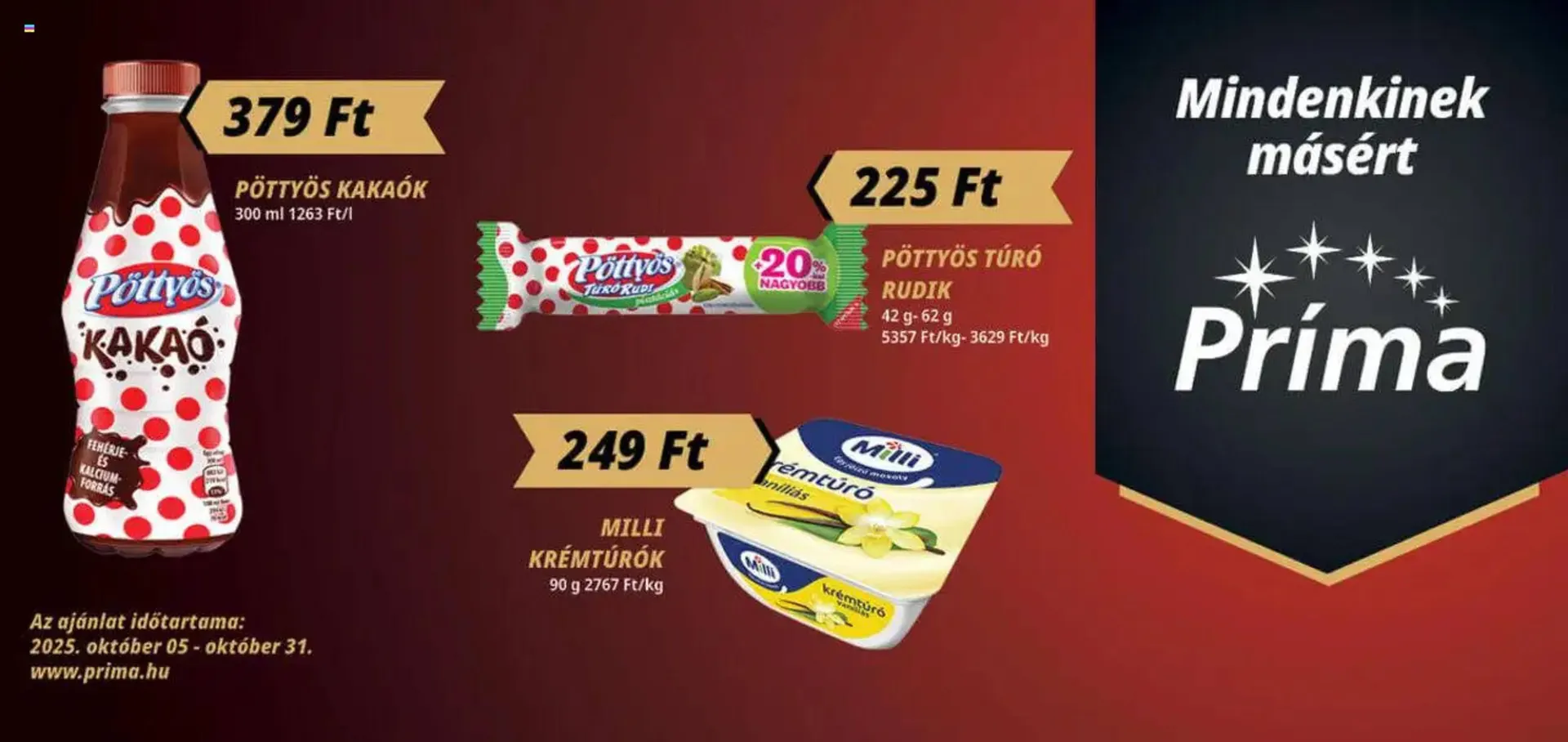 Katalógus Príma akciós újság október 5.-tól október 31.-ig 2025. - Oldal 3
