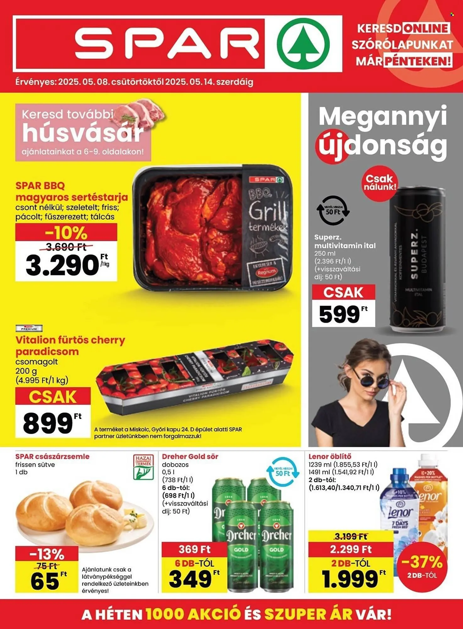 Katalógus Spar akciós újság május 8.-tól május 14.-ig 2025. - Oldal 1